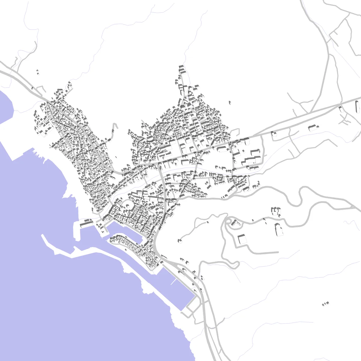 室戸 敷地図 (2.5 km)