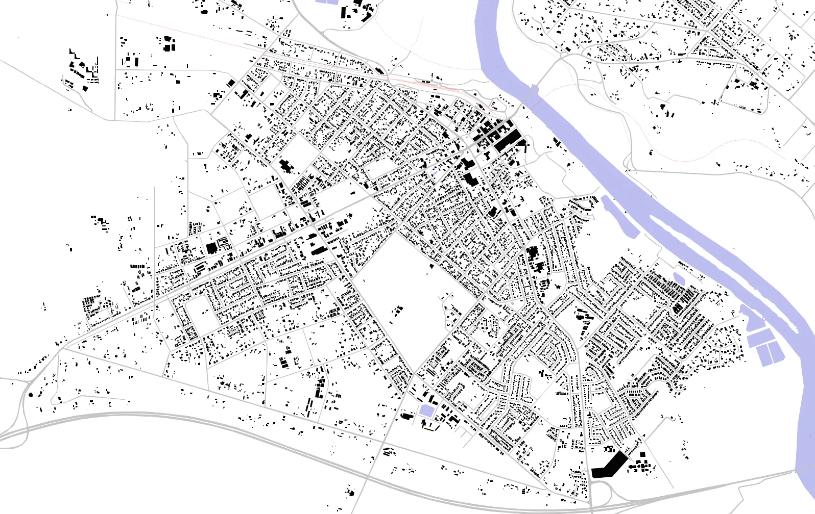 Murray Bridge figure ground plan
