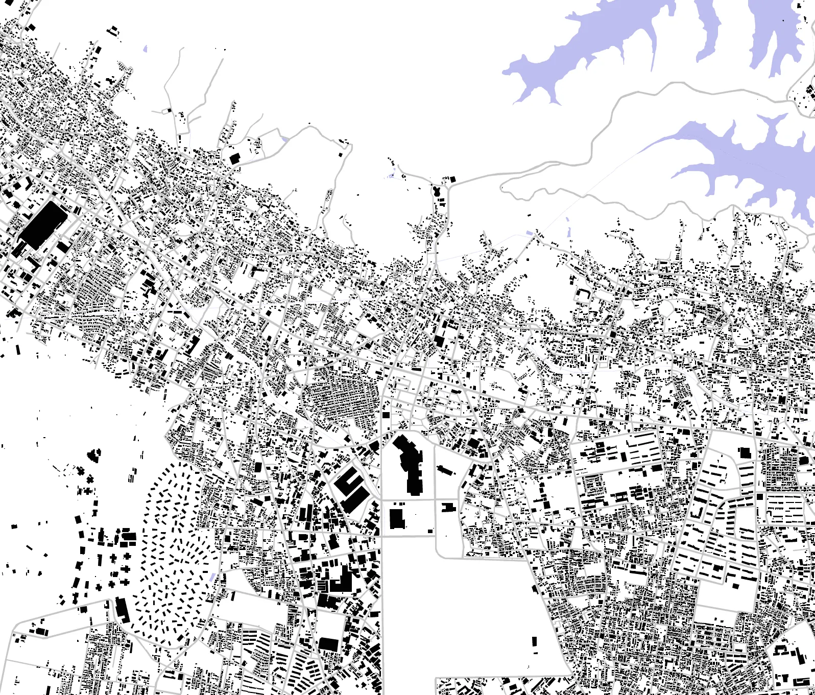 Musashimurayama figure ground plan