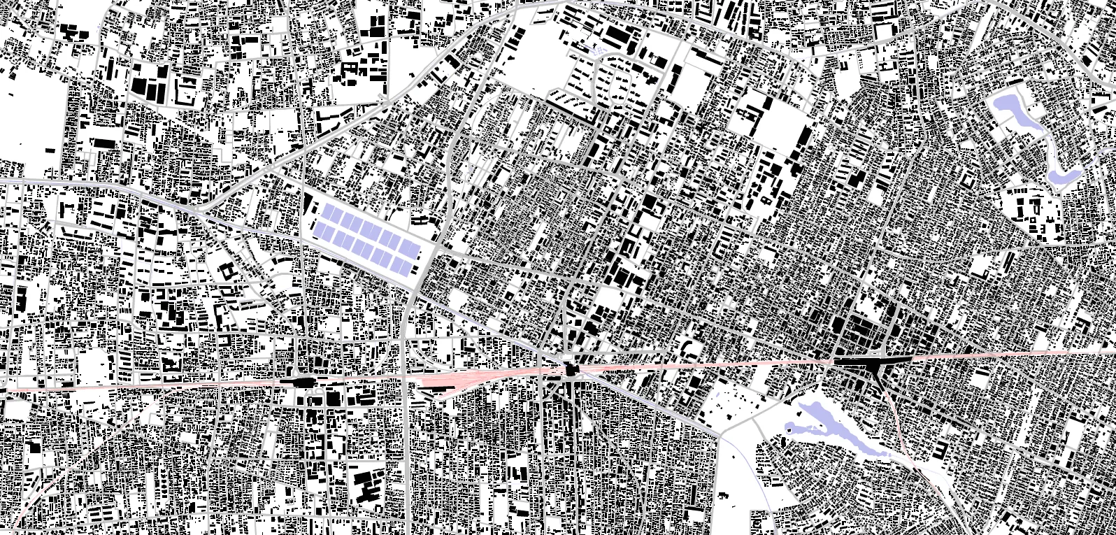 Musashino figure ground plan