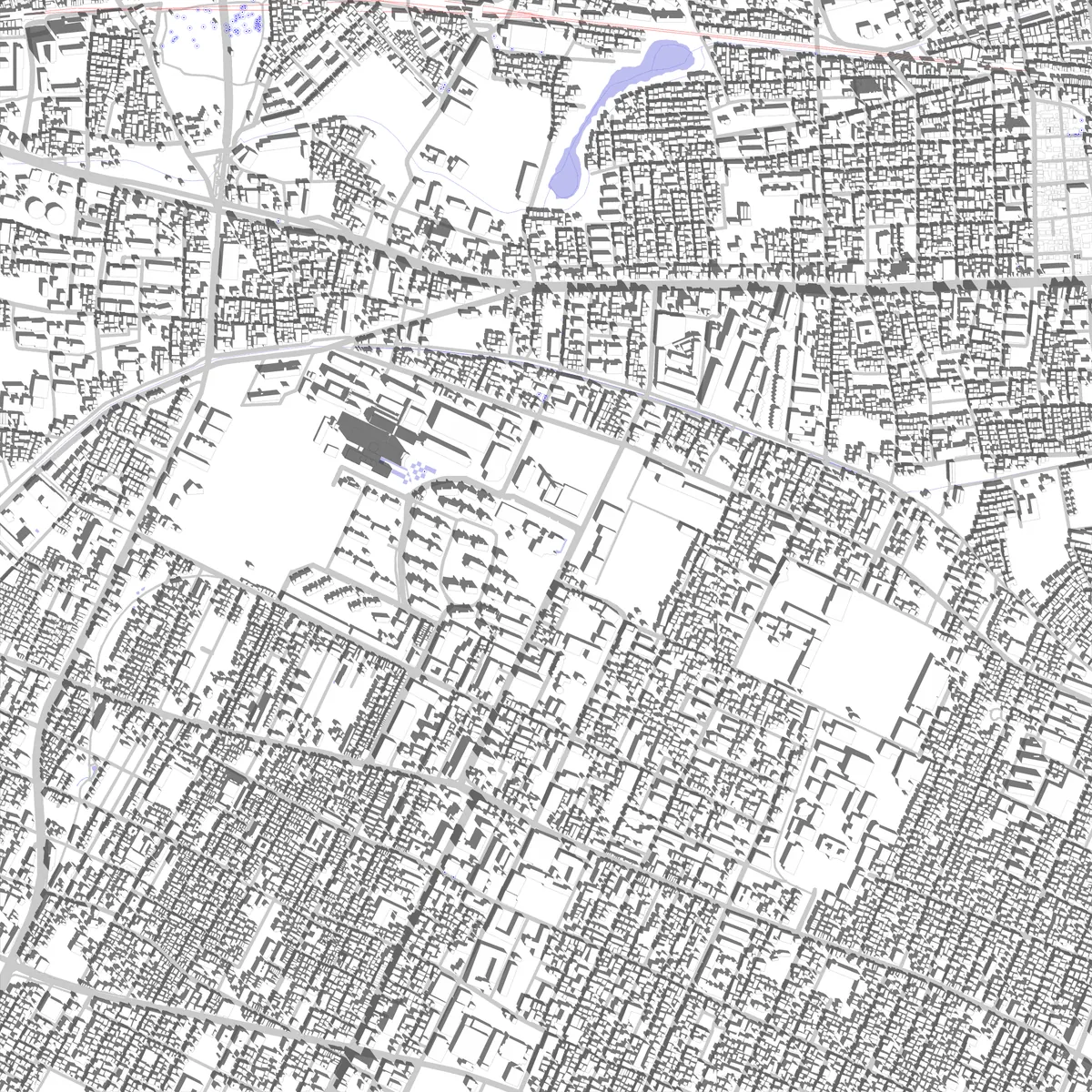 Musashino site plan (2.5 km)