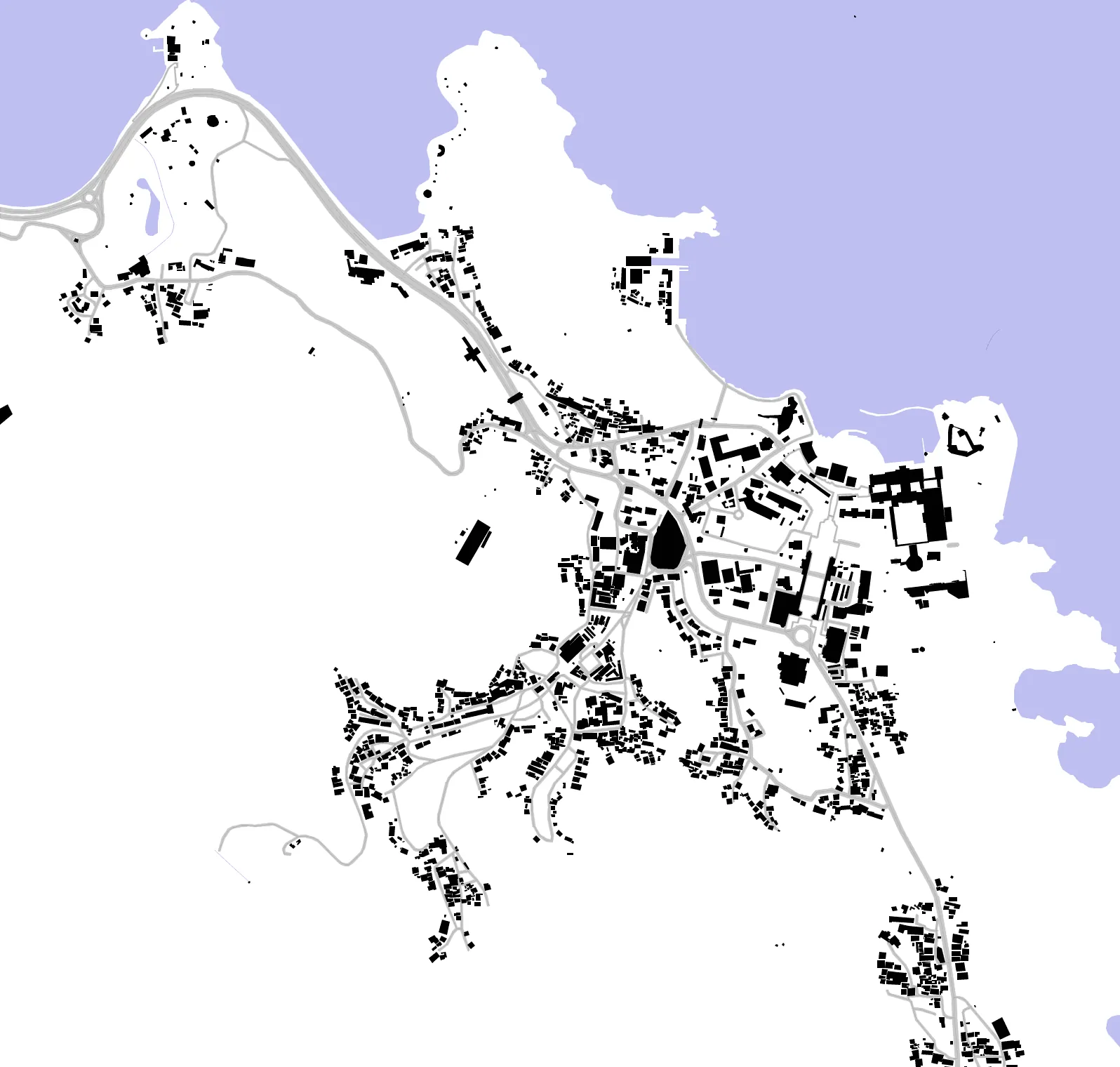 Muscat figure ground plan