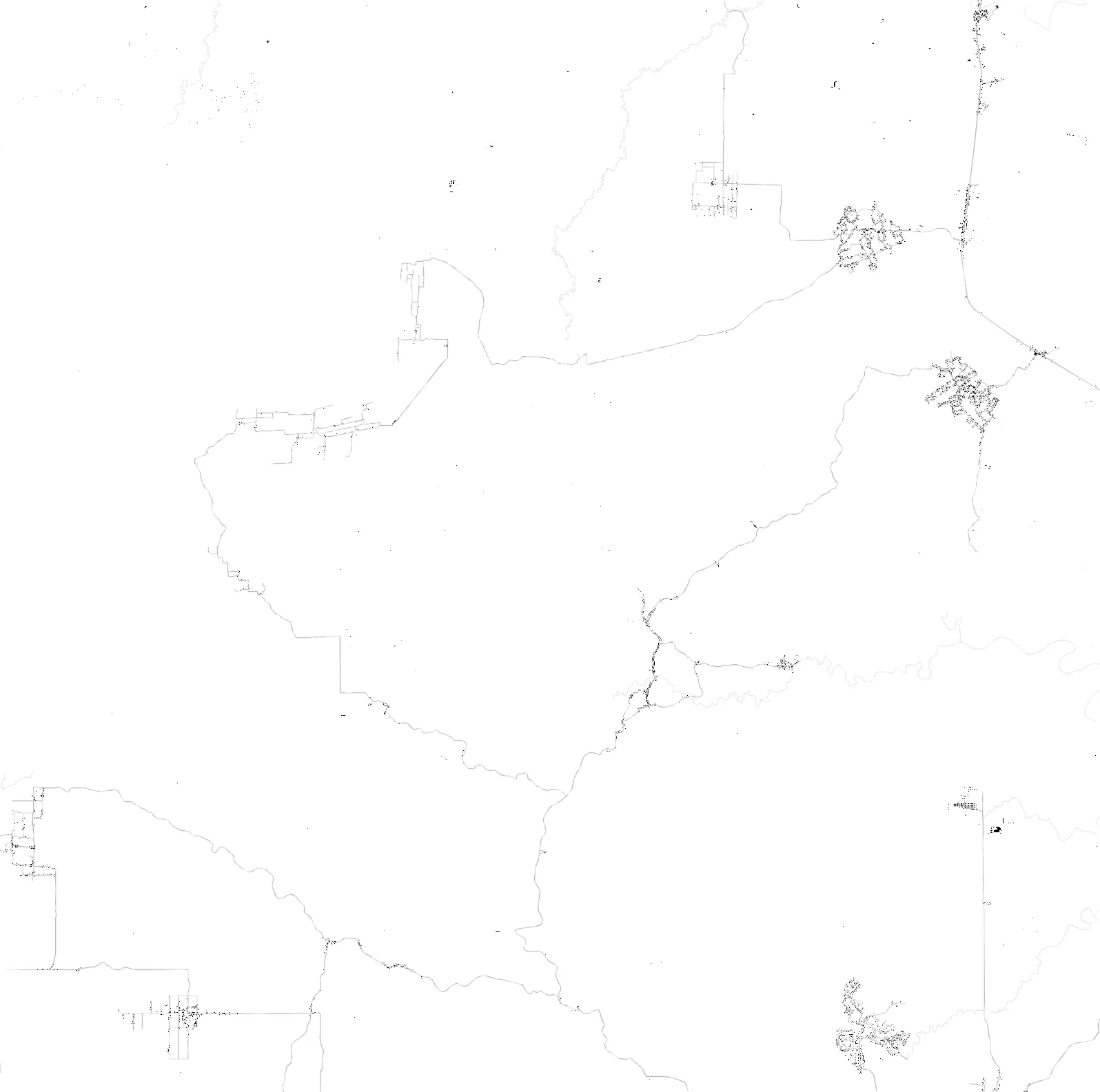 Musi Banyuasin figure ground plan