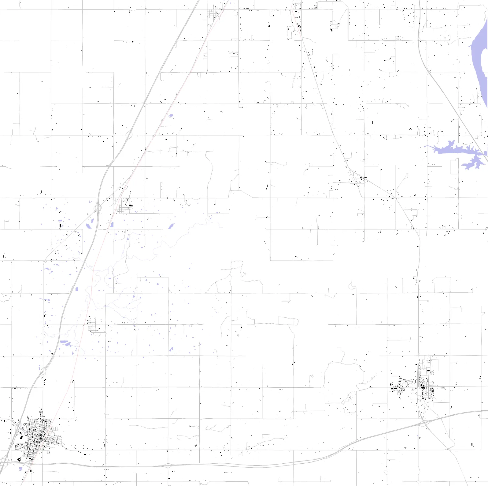 Muskogee figure ground plan