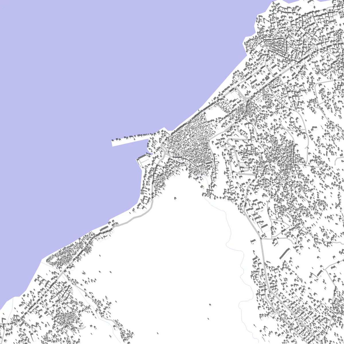 Mutsamudu site plan (2.5 km)