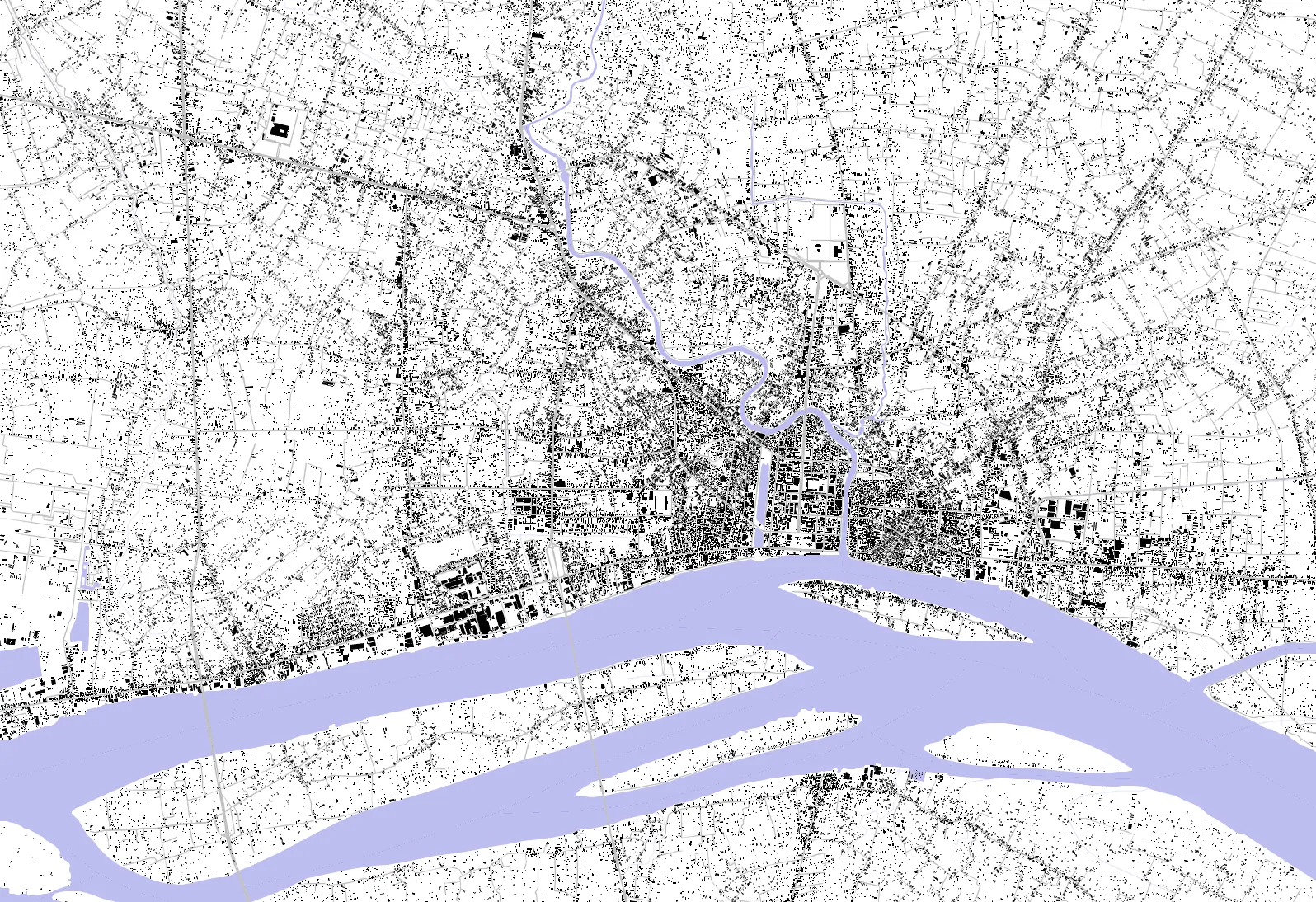 Mỹ Tho figure ground plan