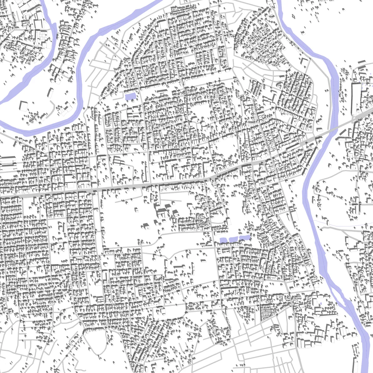 Myawaddy Lageplan (2,5 km)