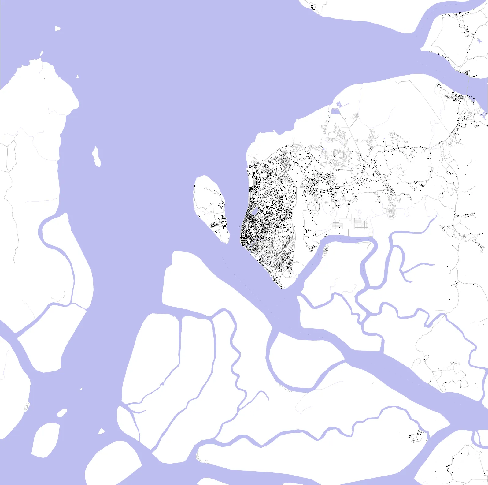 Myeik figure ground plan