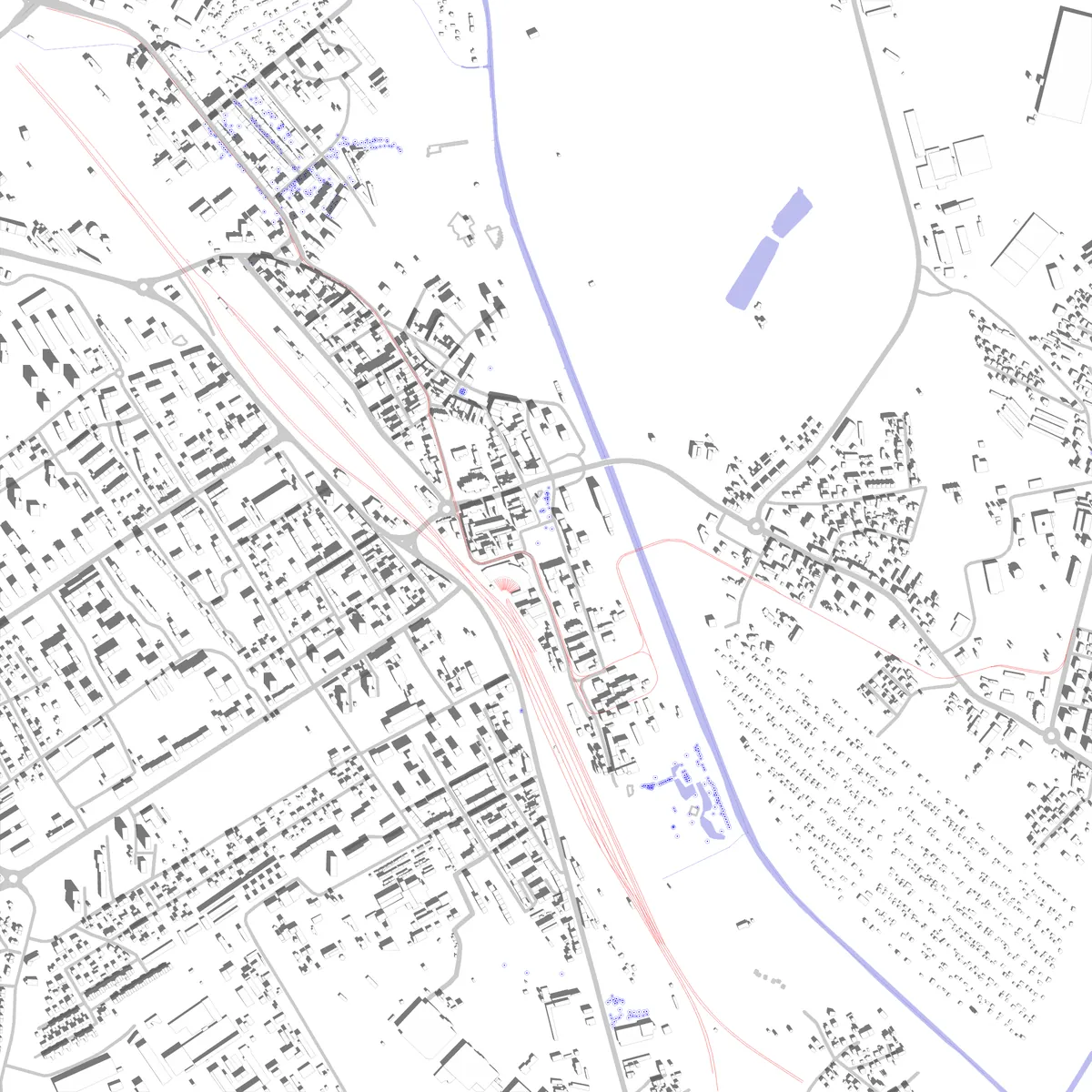 Mysłowice Lageplan (2,5 km)