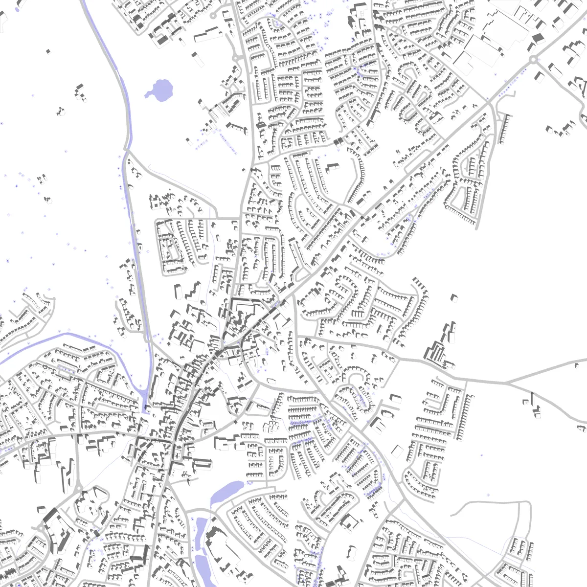 Naas Lageplan (2,5 km)
