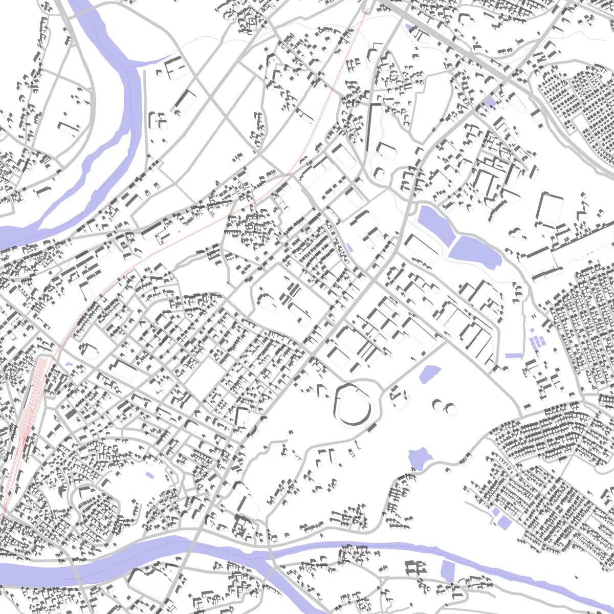 Nabari site plan (2.5 km)