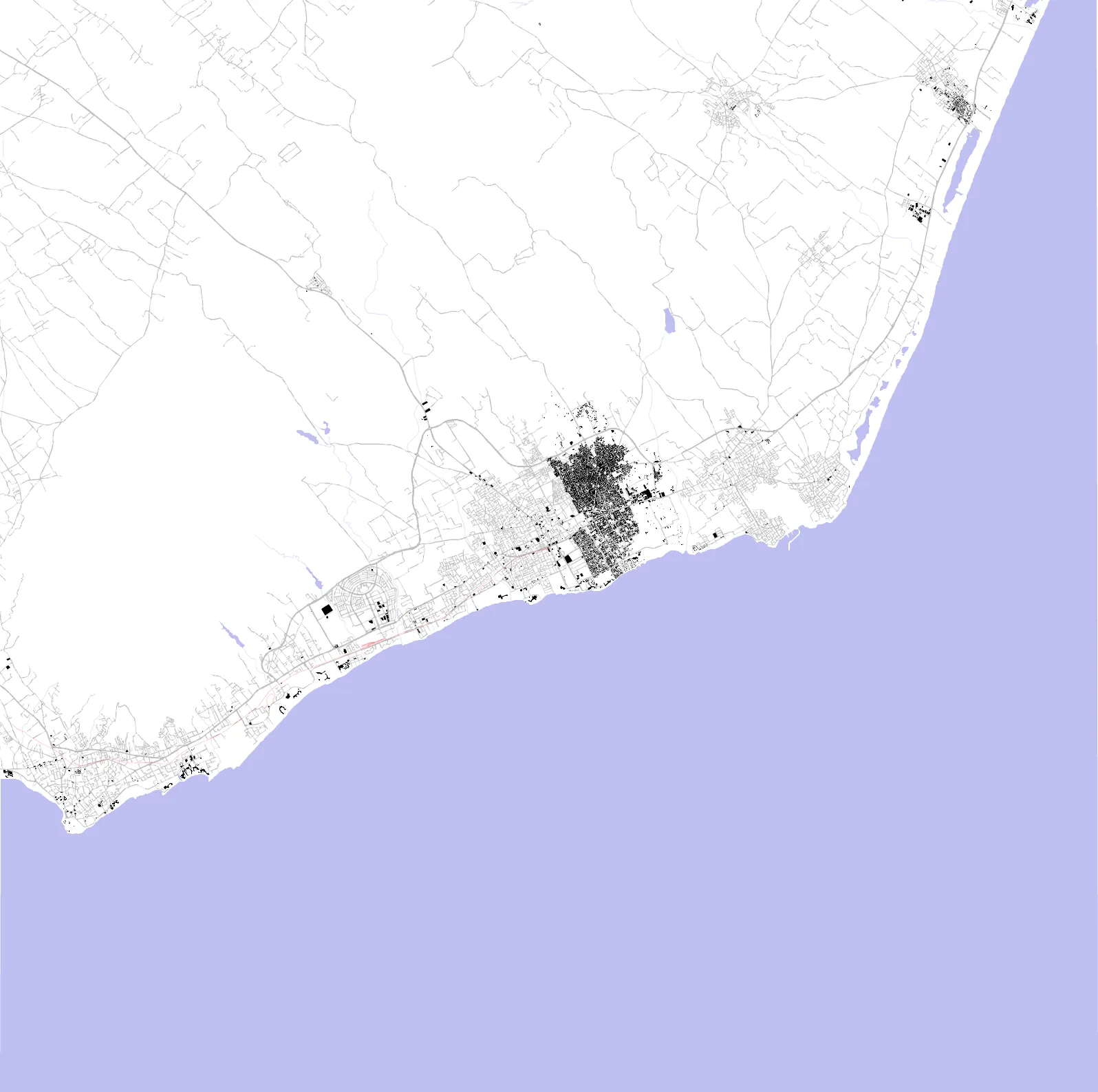 Nabeul figure ground plan