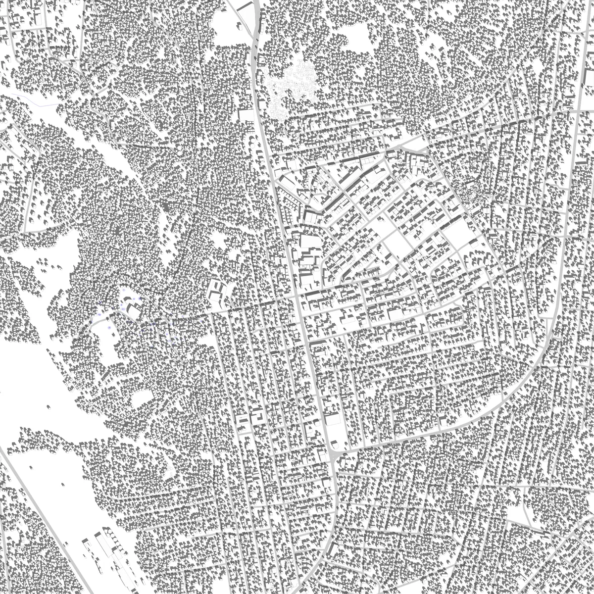 Nacala planta de localização (2,5 km)