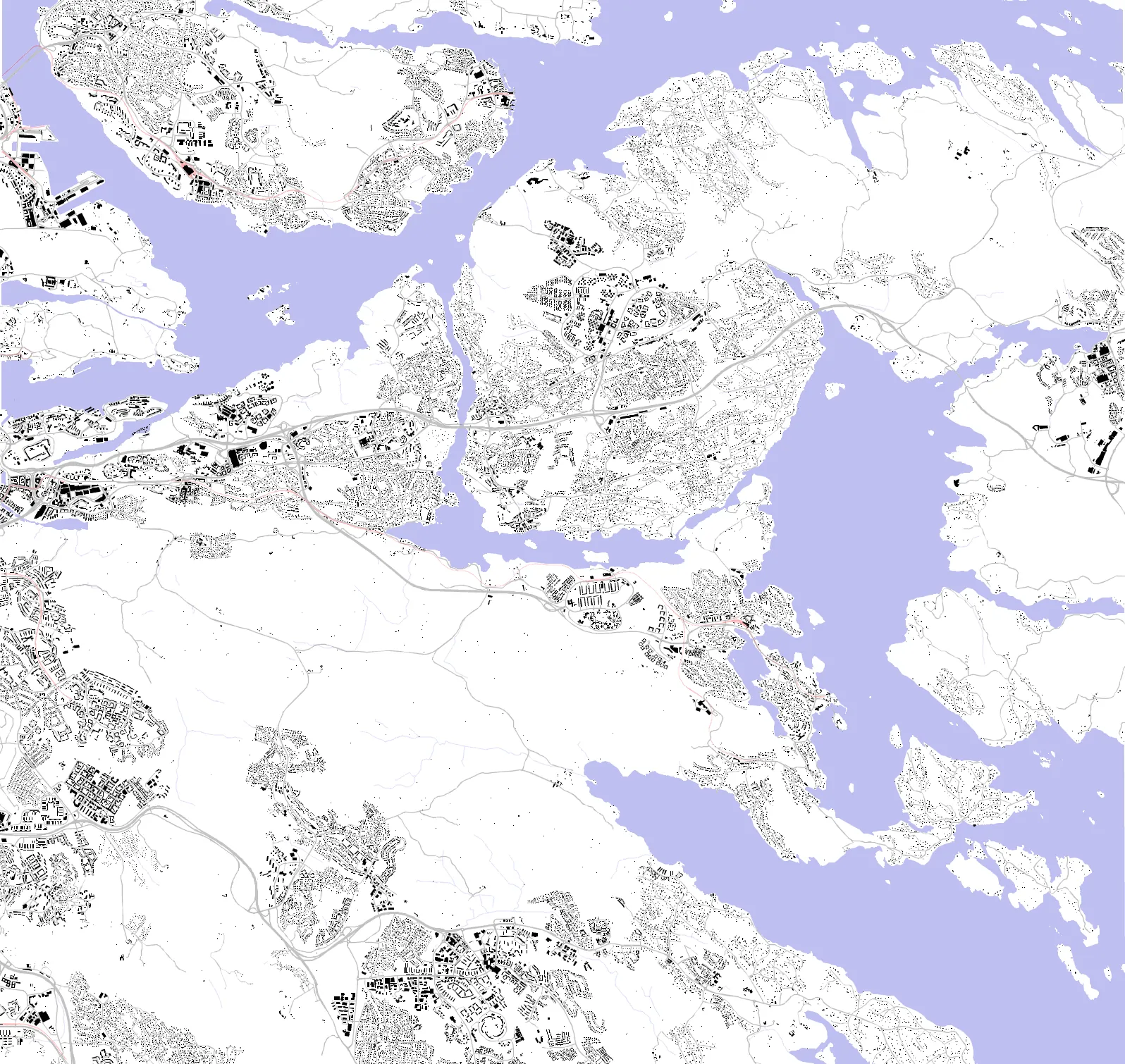 Nacka figure ground plan