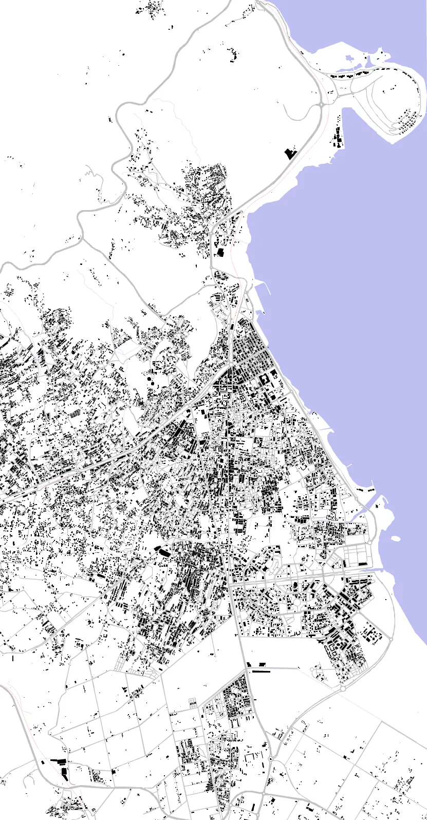 Nador figure ground plan