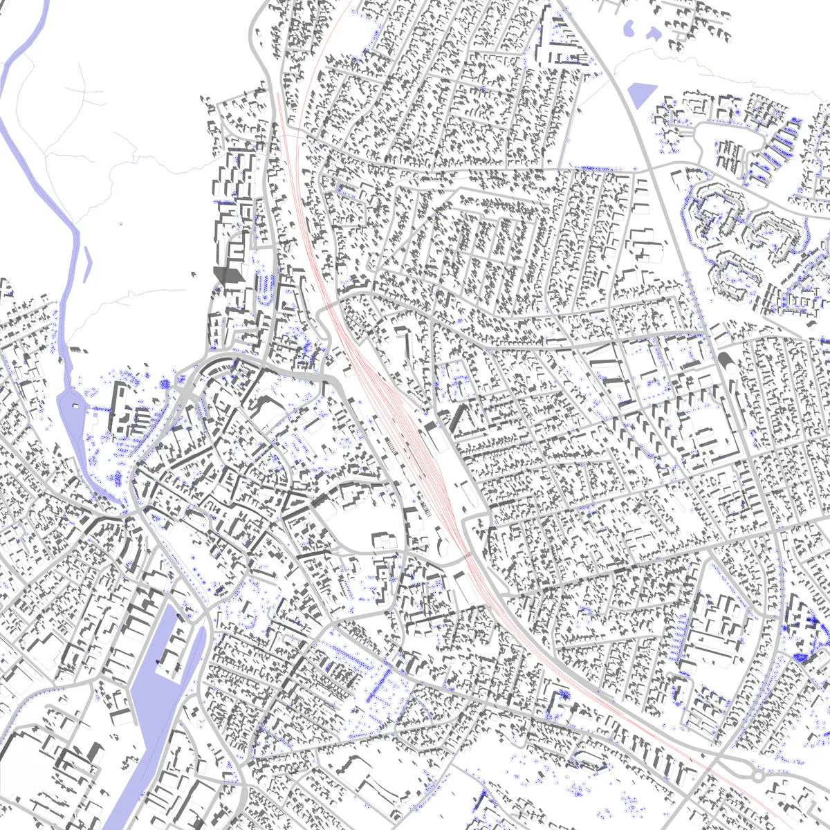 Næstved situationsplan (2,5 km)