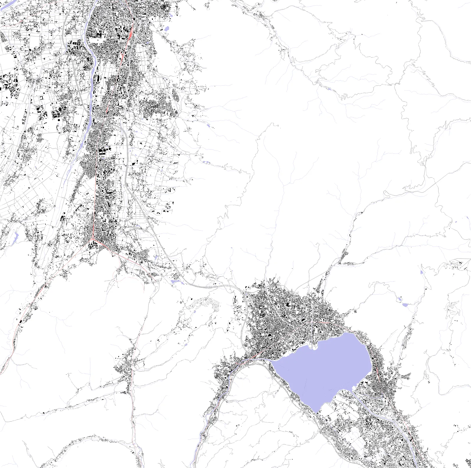Nagano figure ground plan