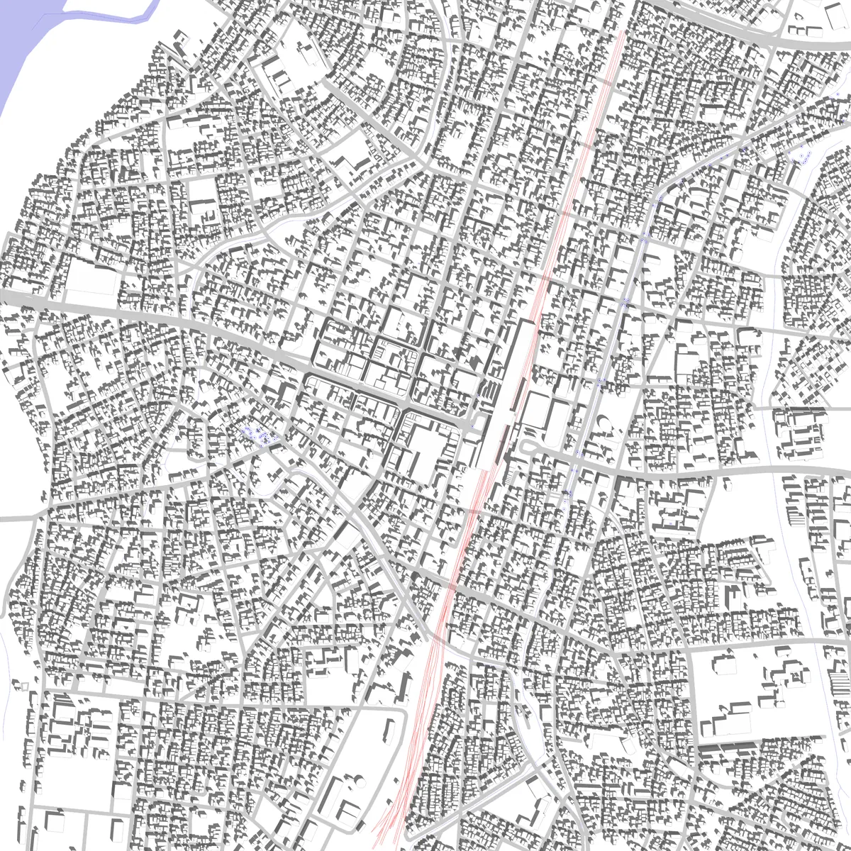 Nagaoka site plan (2.5 km)