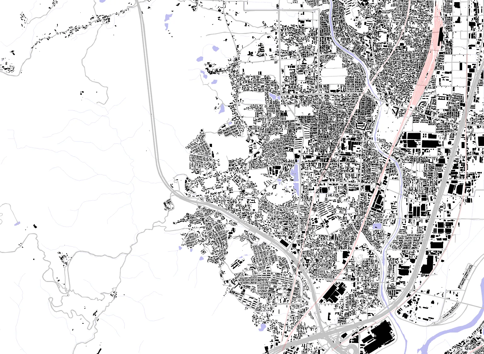 Nagaokakyo Schwarzplan