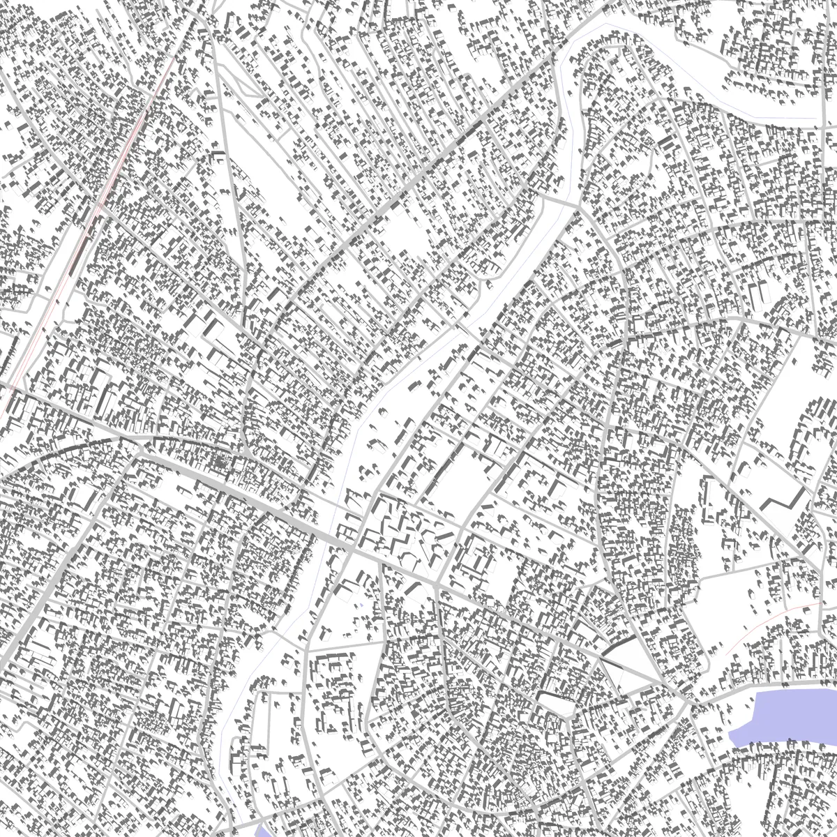 Nagaon Town site plan (2.5 km)