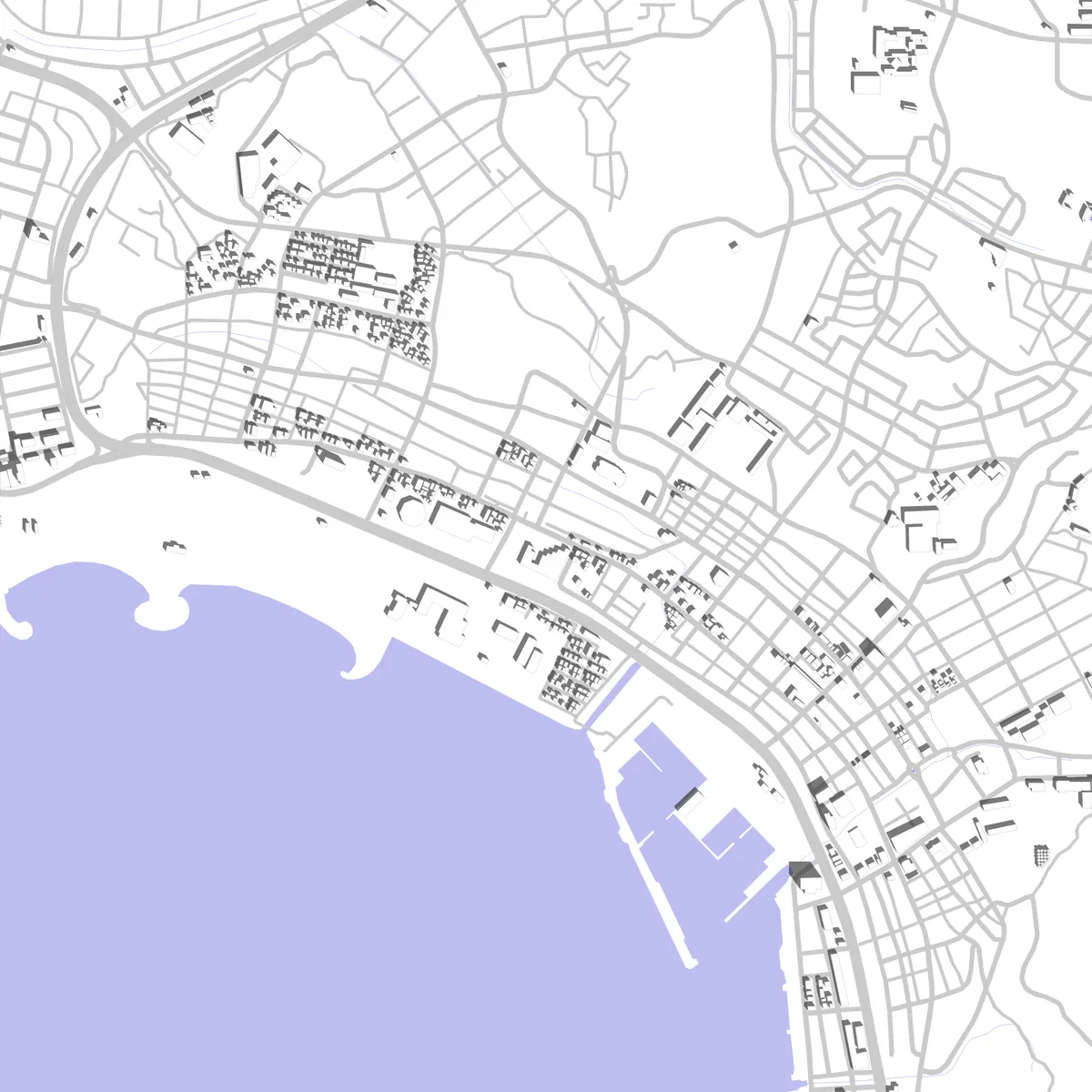Nago Lageplan (2,5 km)