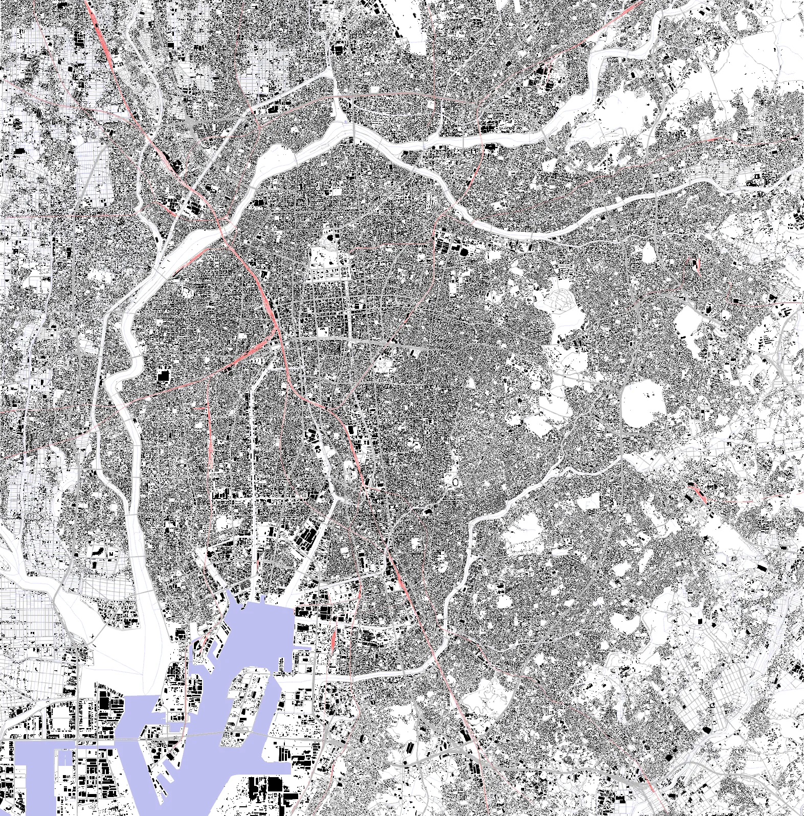Nagoya figure ground plan