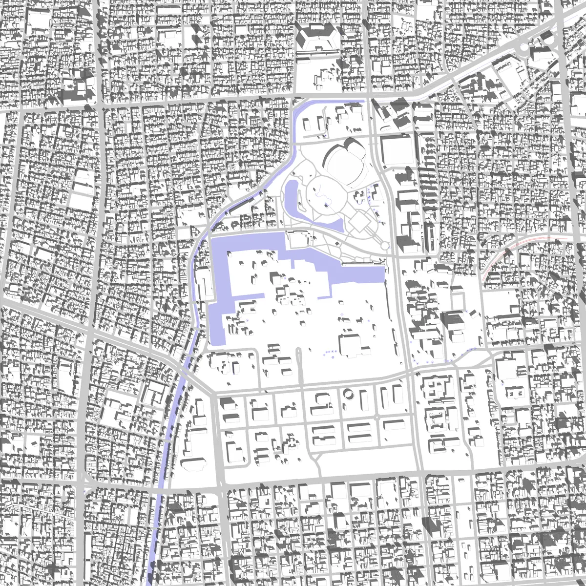 Nagoya site plan (2.5 km)