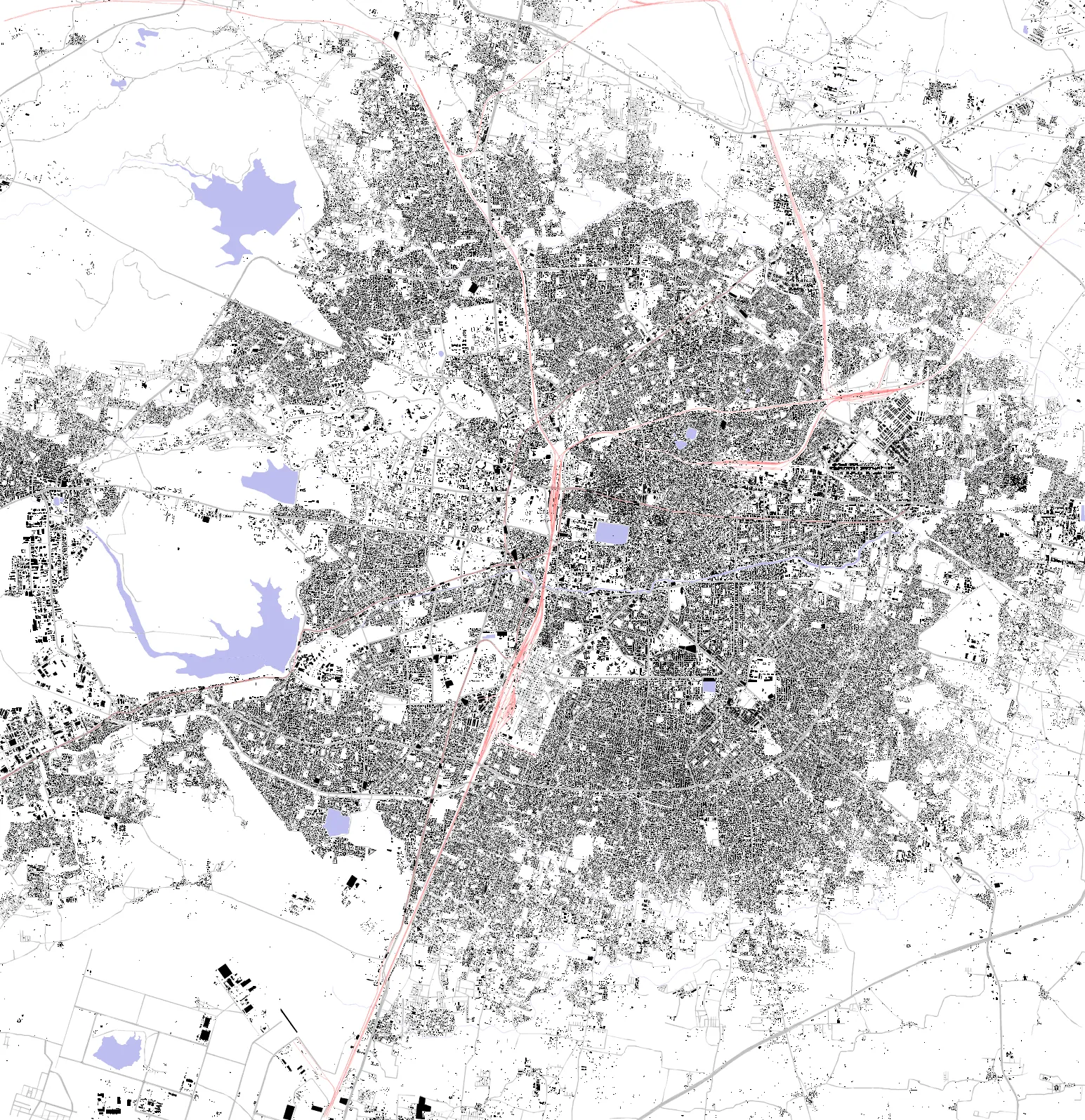 Nagpur figure ground plan
