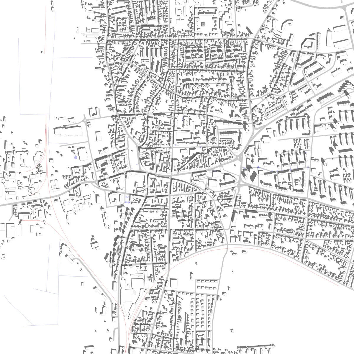 Nagykanizsa site plan (2.5 km)