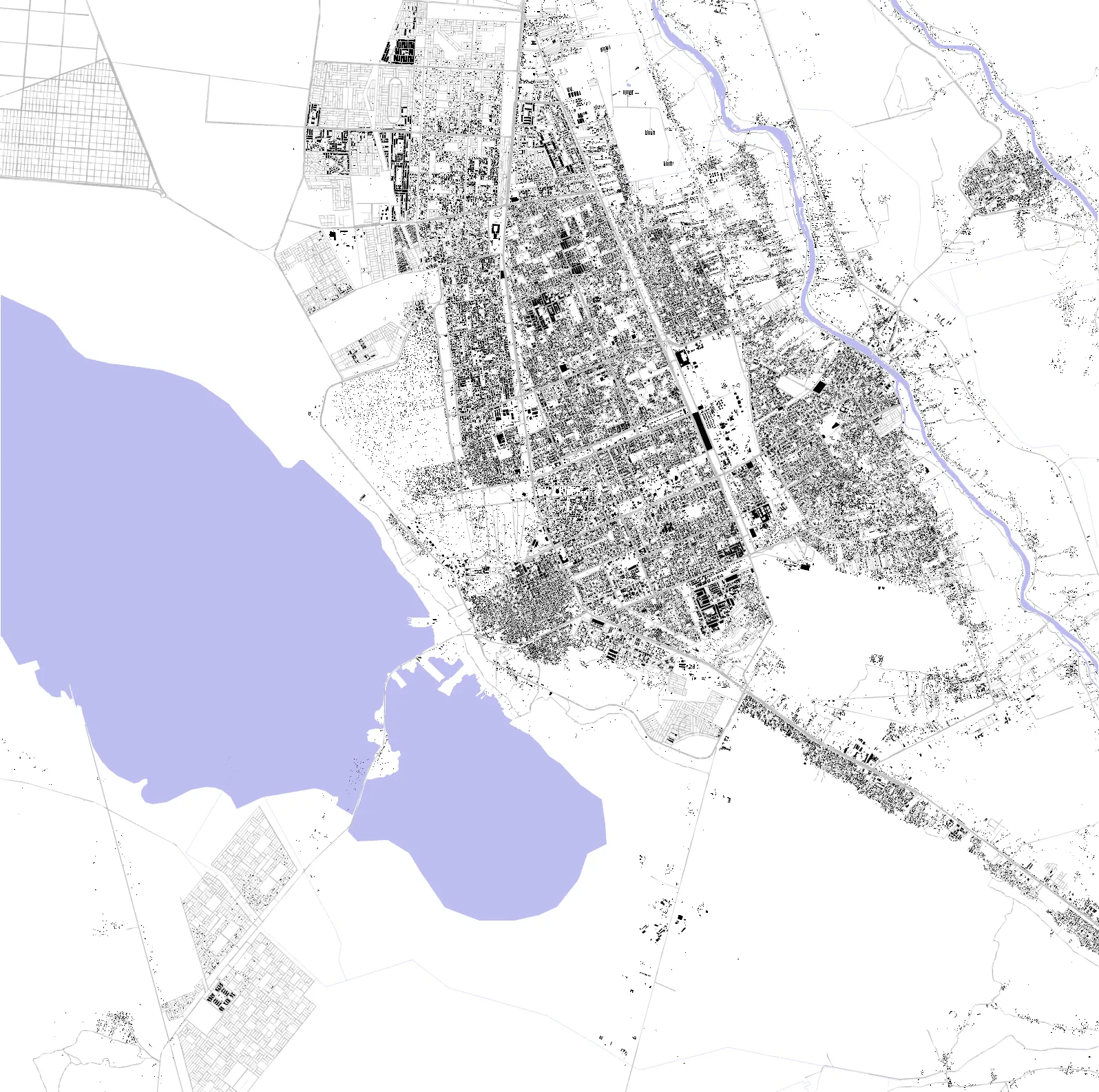 Najaf figure ground plan