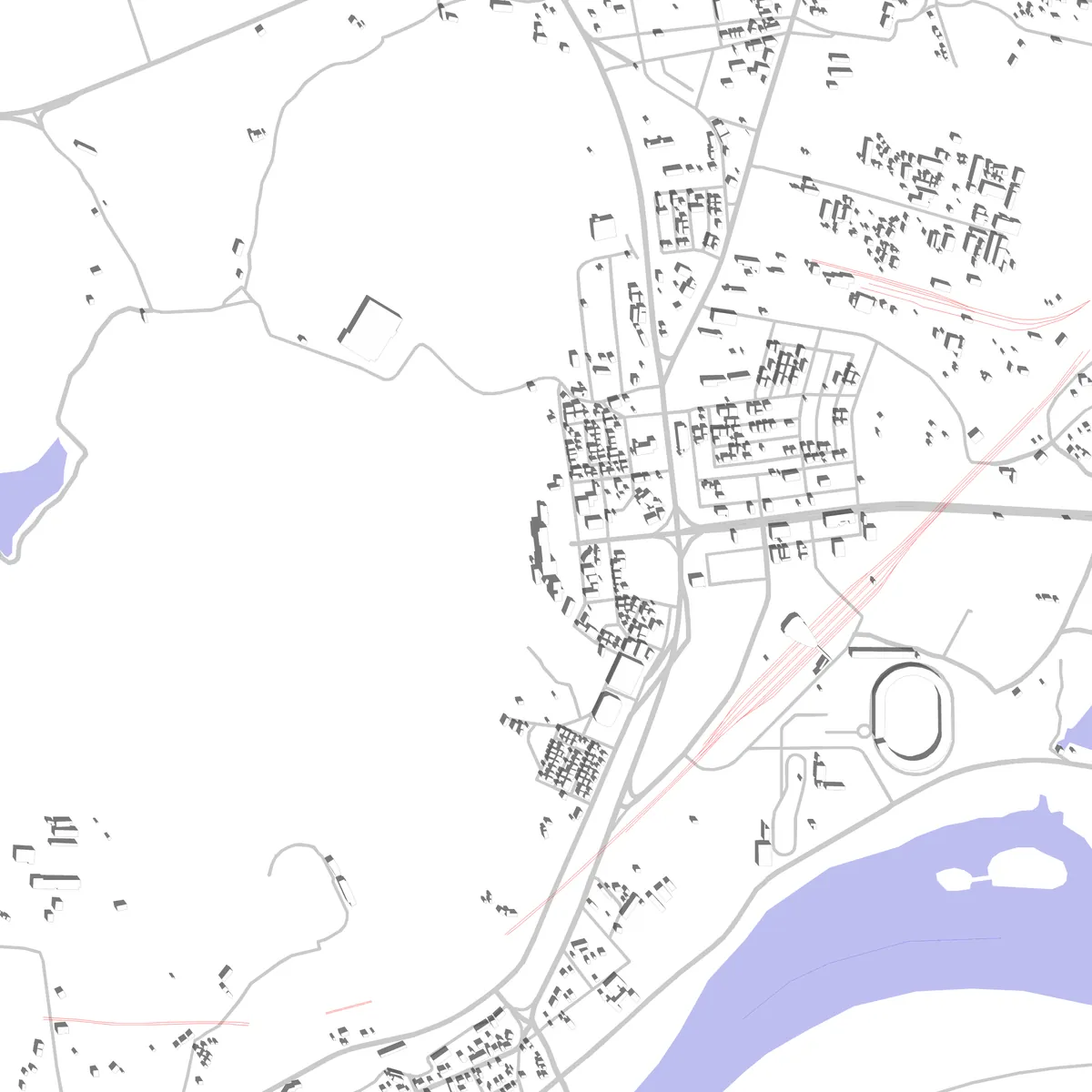 Naju Lageplan (2,5 km)