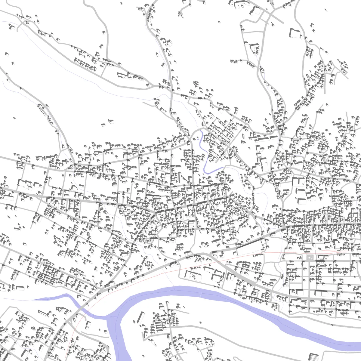 中之条 敷地図 (2.5 km)