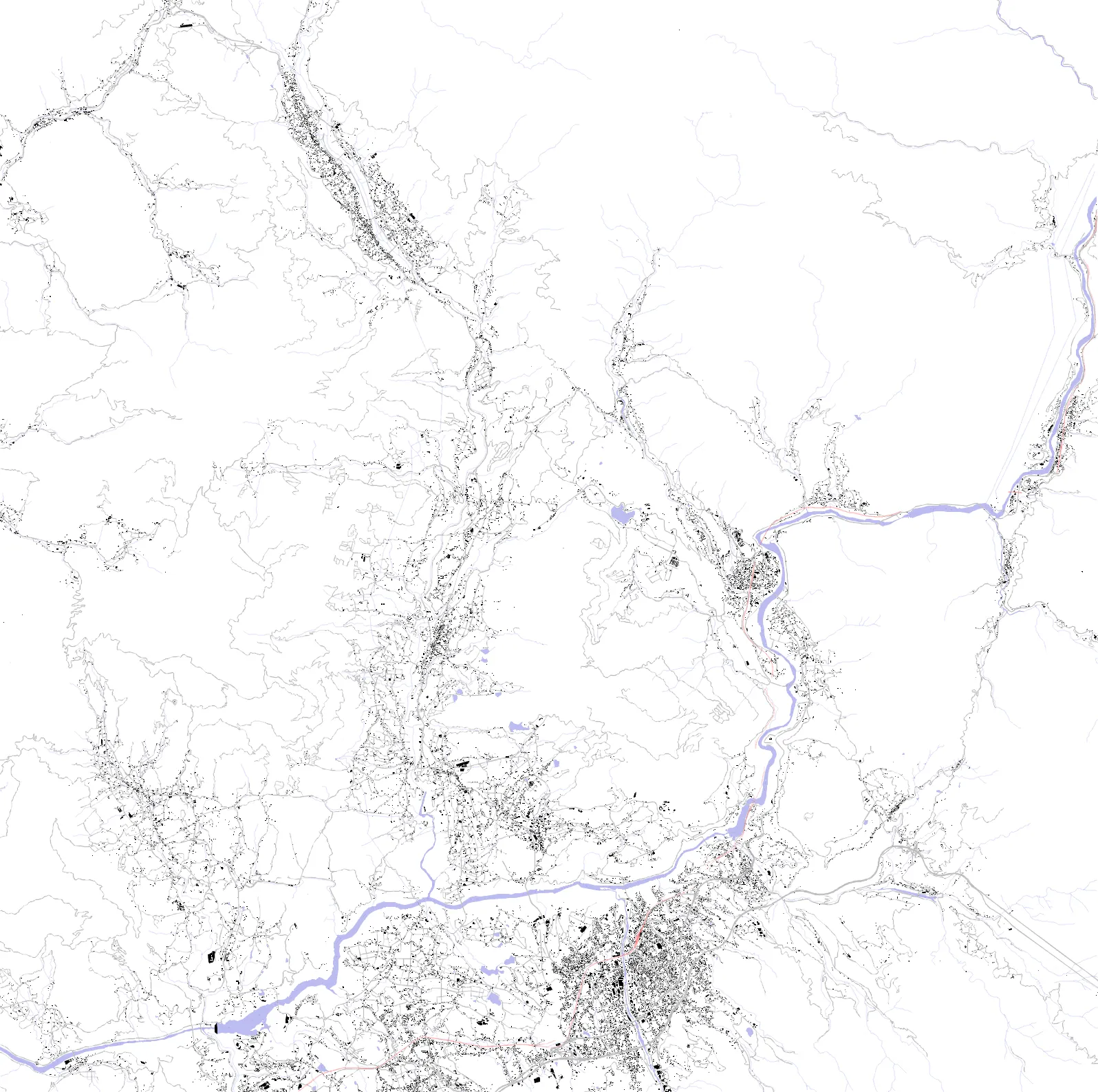 Nakatsugawa Schwarzplan
