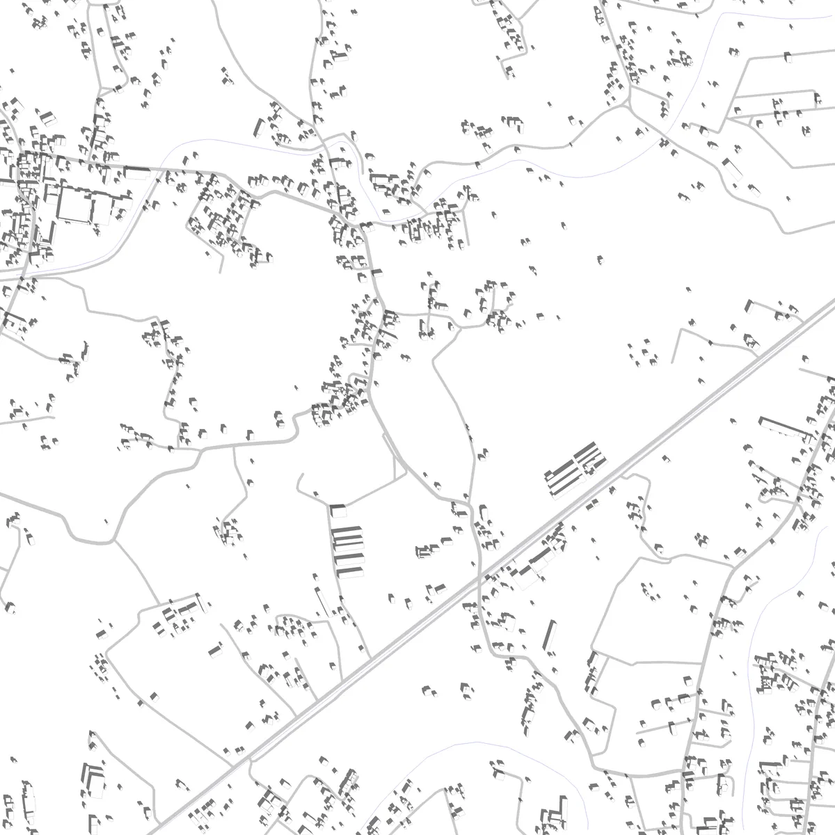 Nakhon Pathom Lageplan (2,5 km)