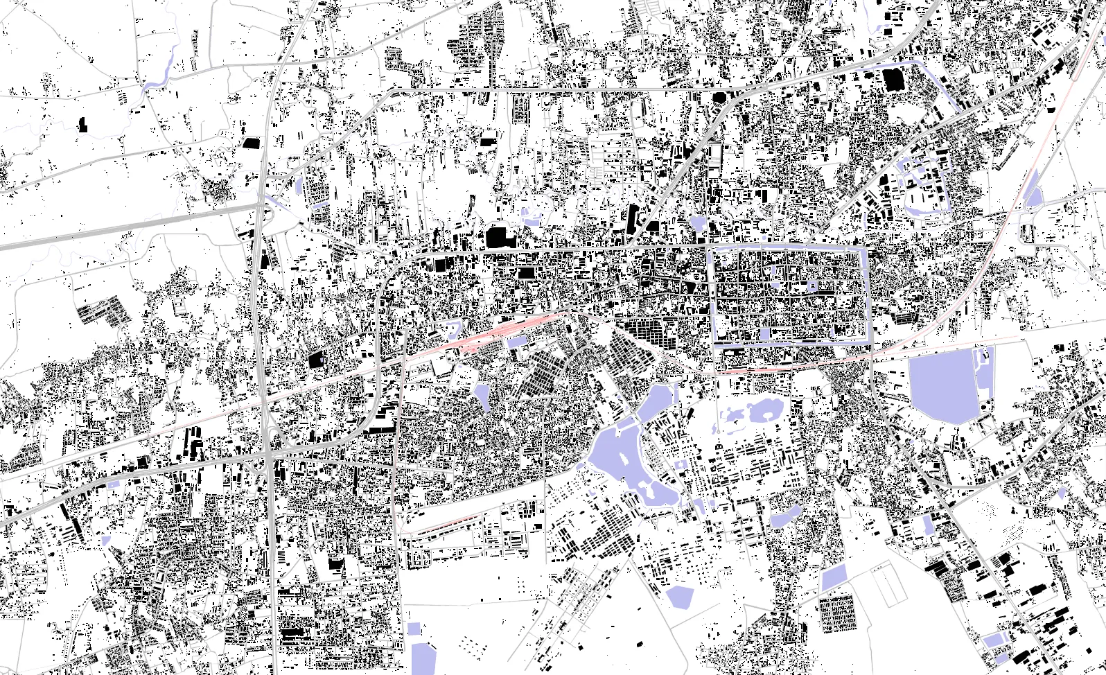 Nakhon Ratchasima figure ground plan