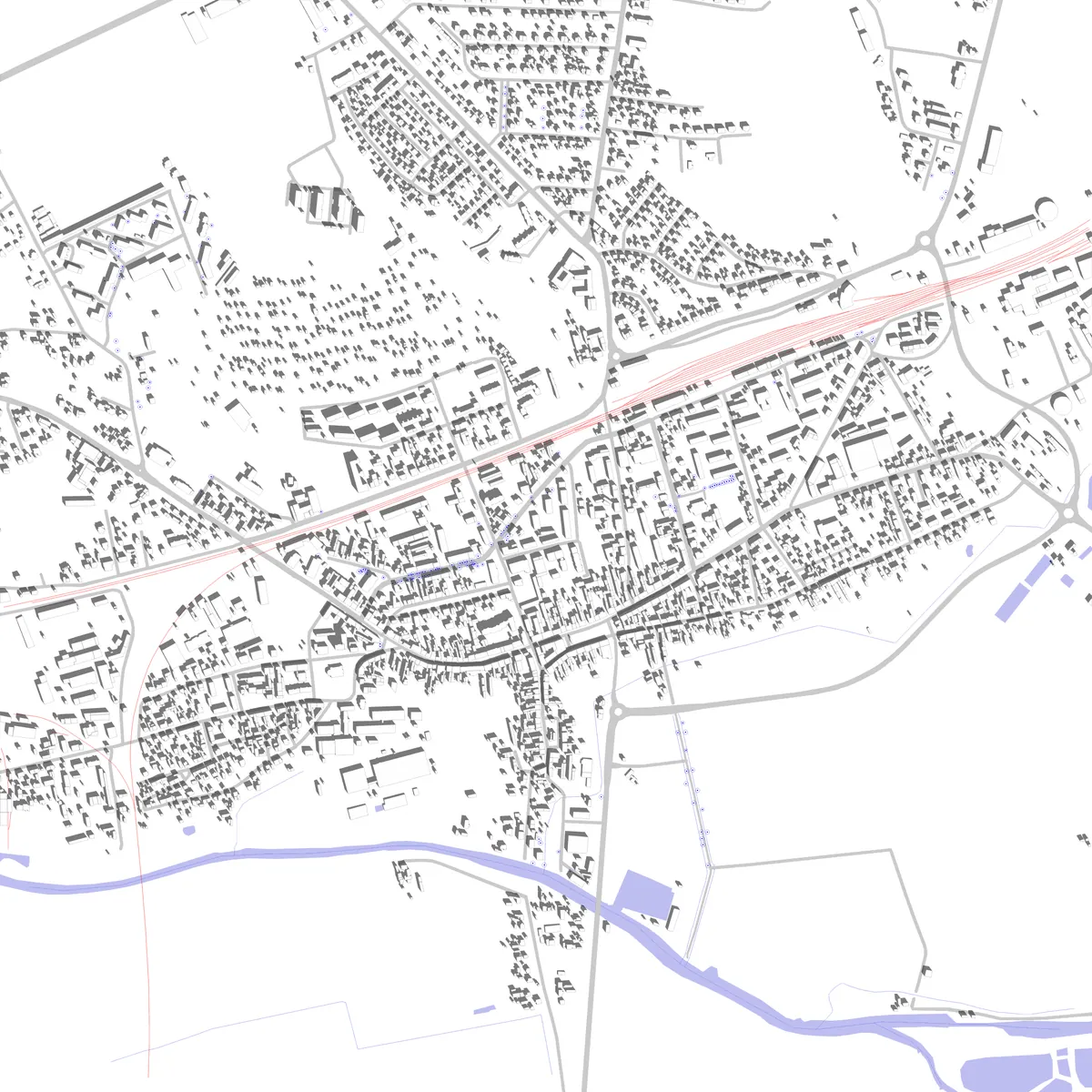 Nakło nad Notecią plan zagospodarowania (2,5 km)