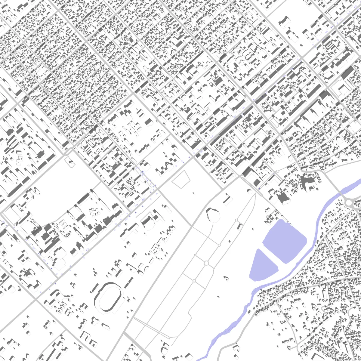 Nalchik site plan (2.5 km)