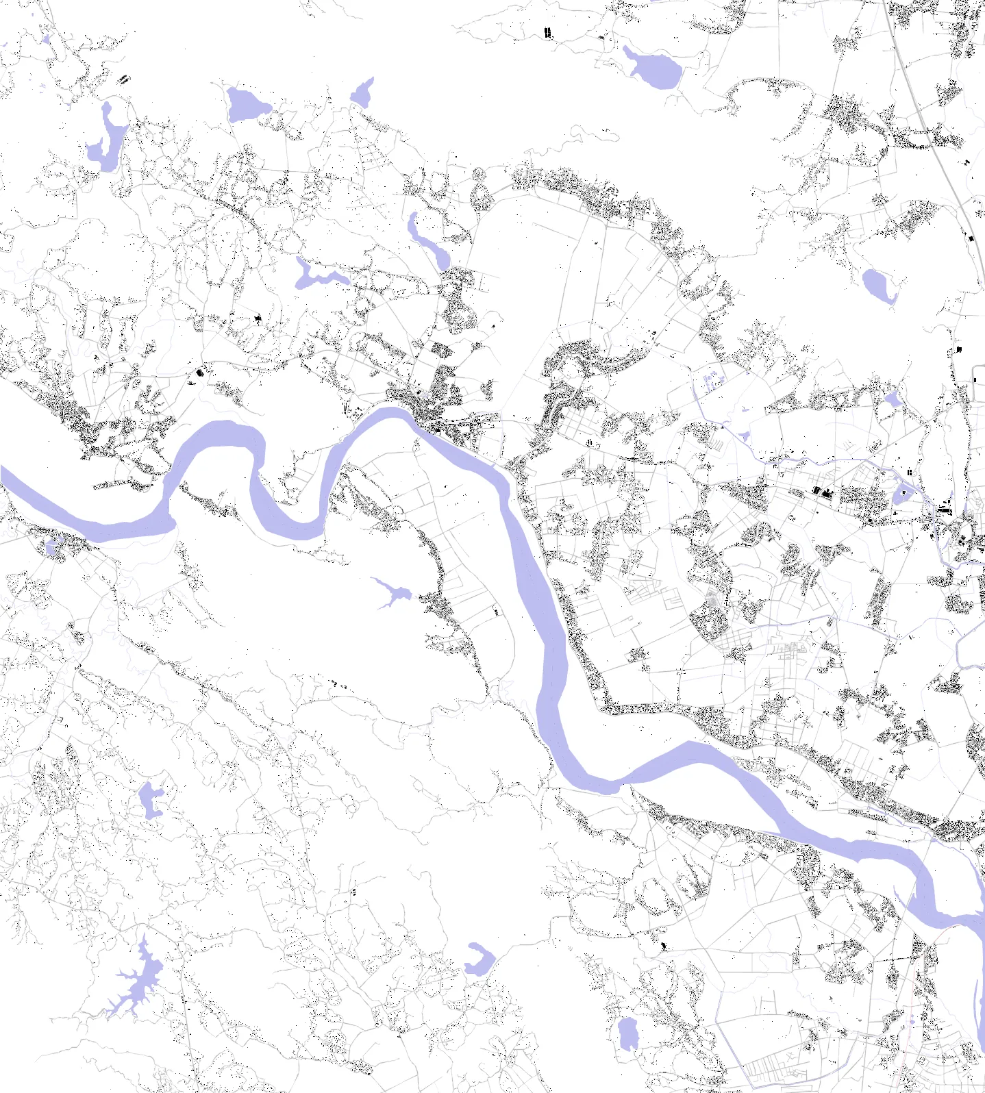 Nam Đàn figure ground plan