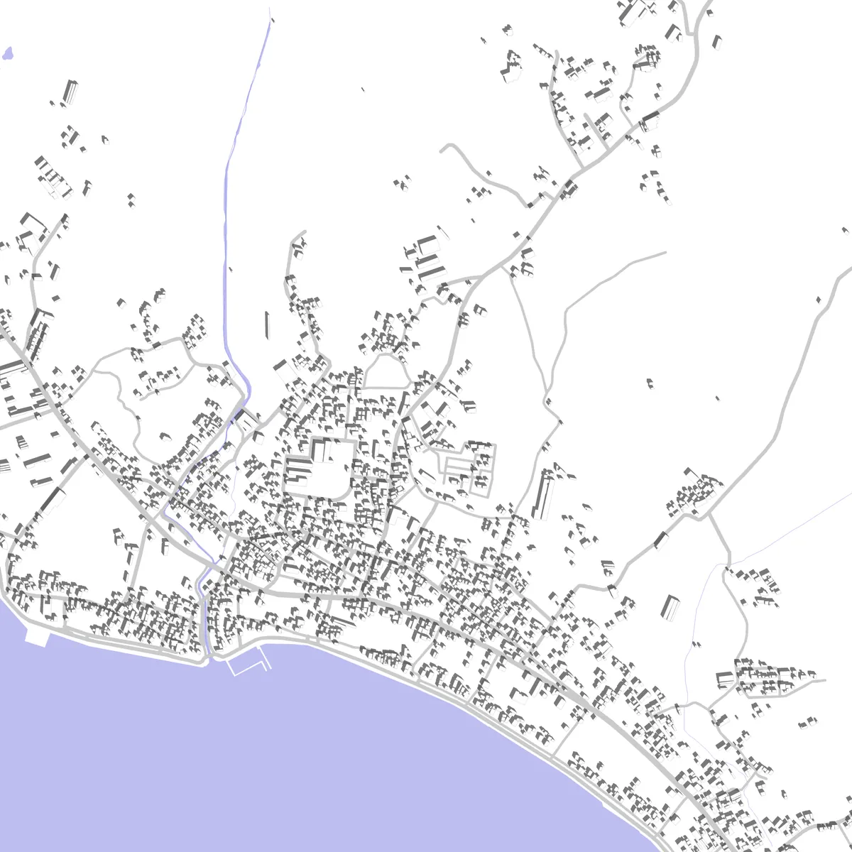 Namegata Lageplan (2,5 km)