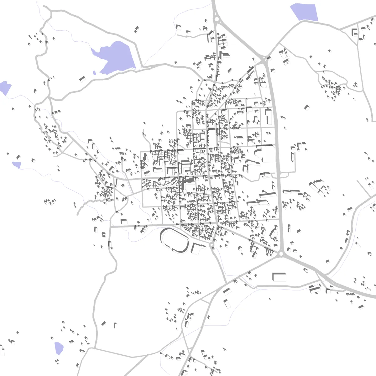 Namhae Lageplan (2,5 km)