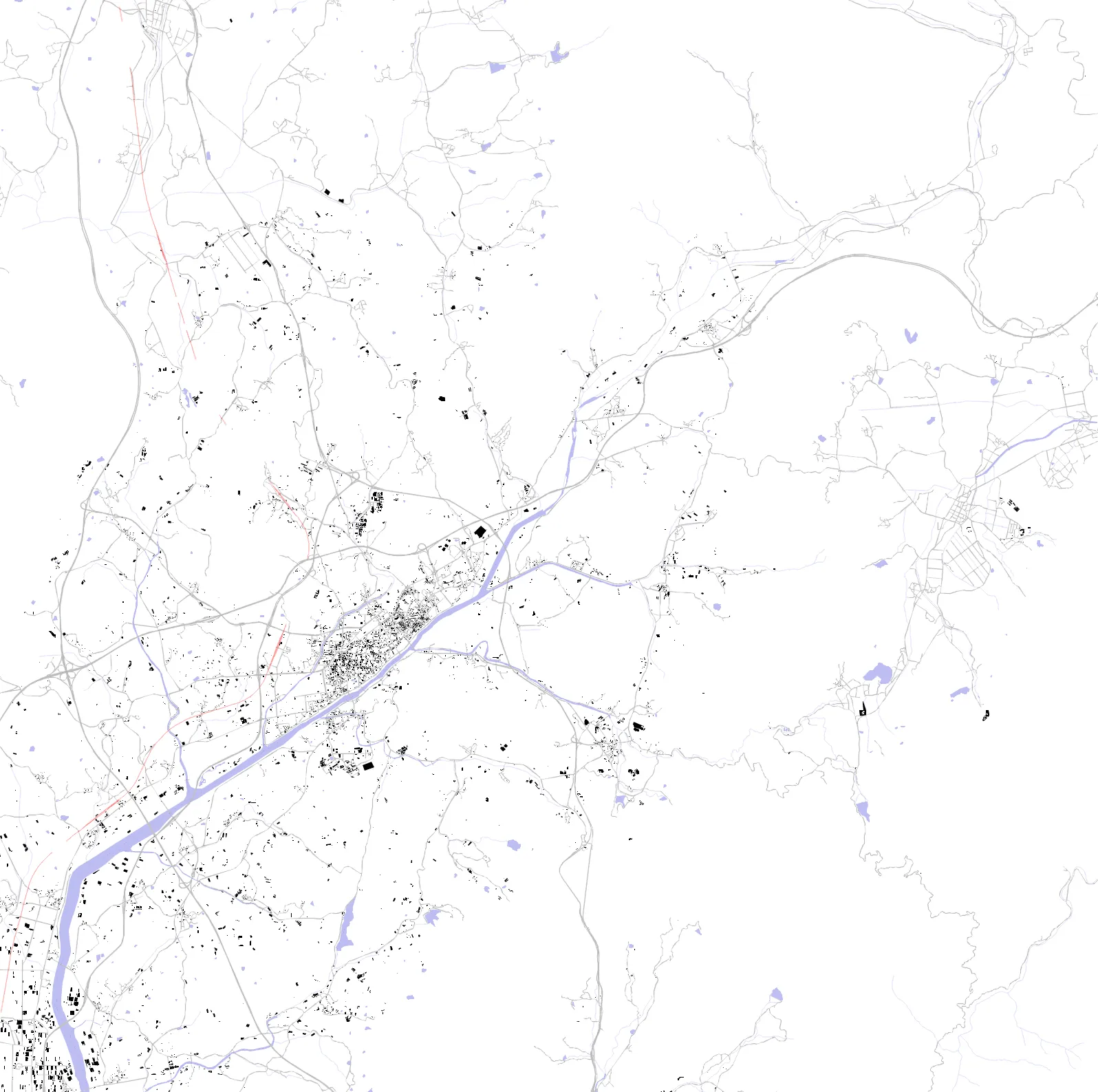 Namwon Schwarzplan