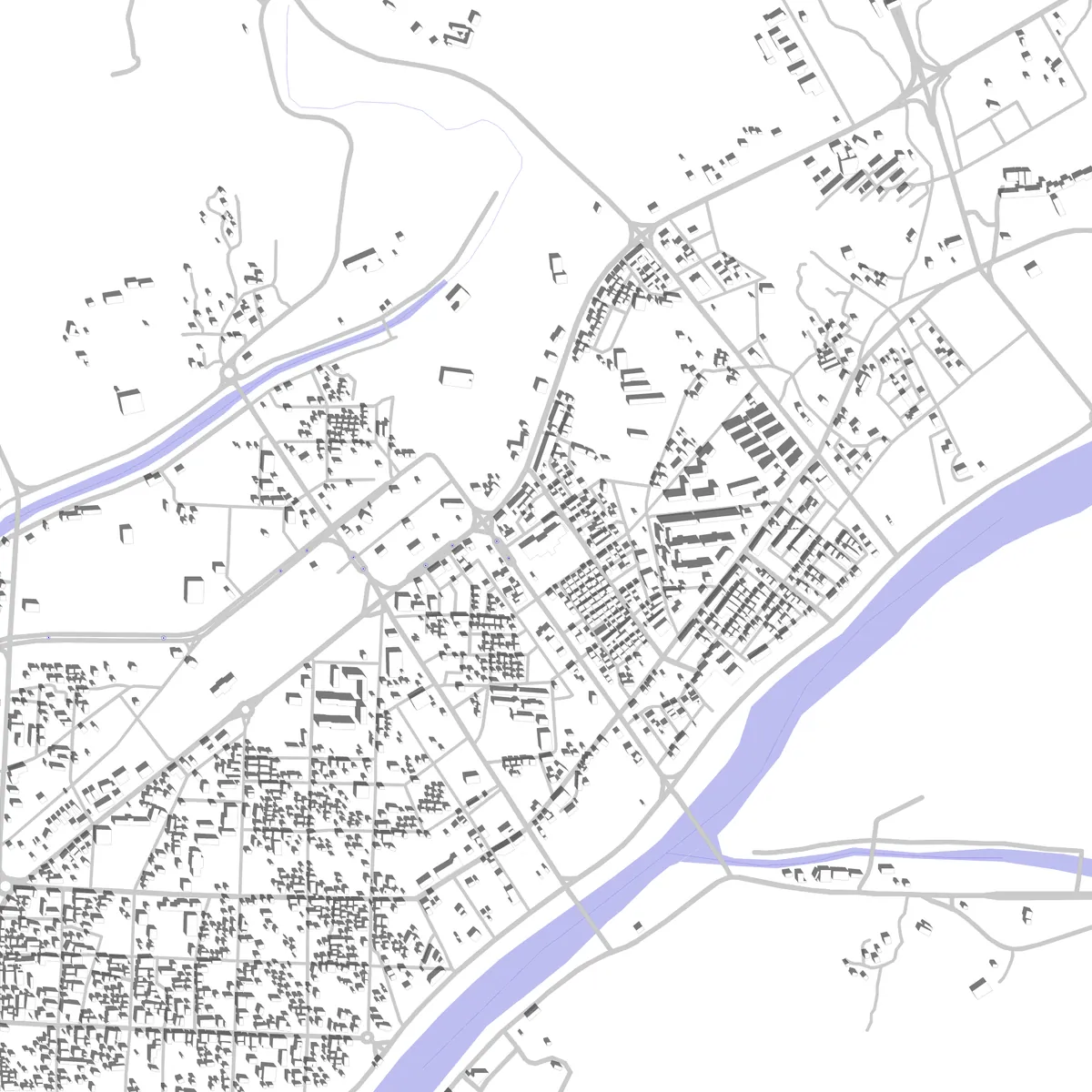 Namwon Lageplan (2,5 km)