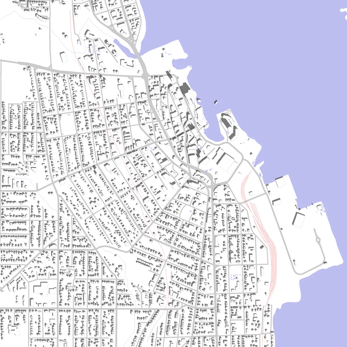 Nanaimo site plan (2.5 km)