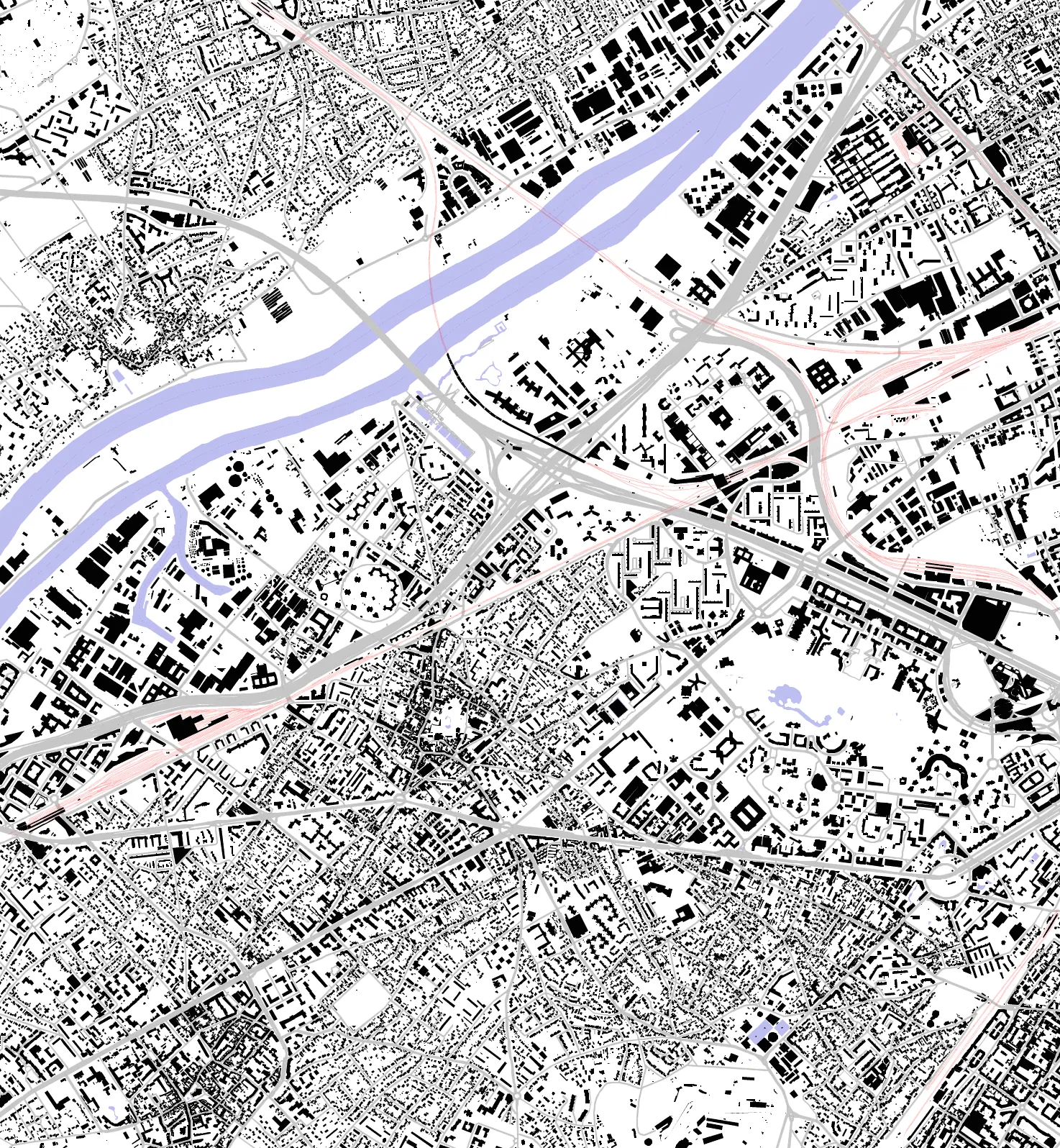 Nanterre plan de masse