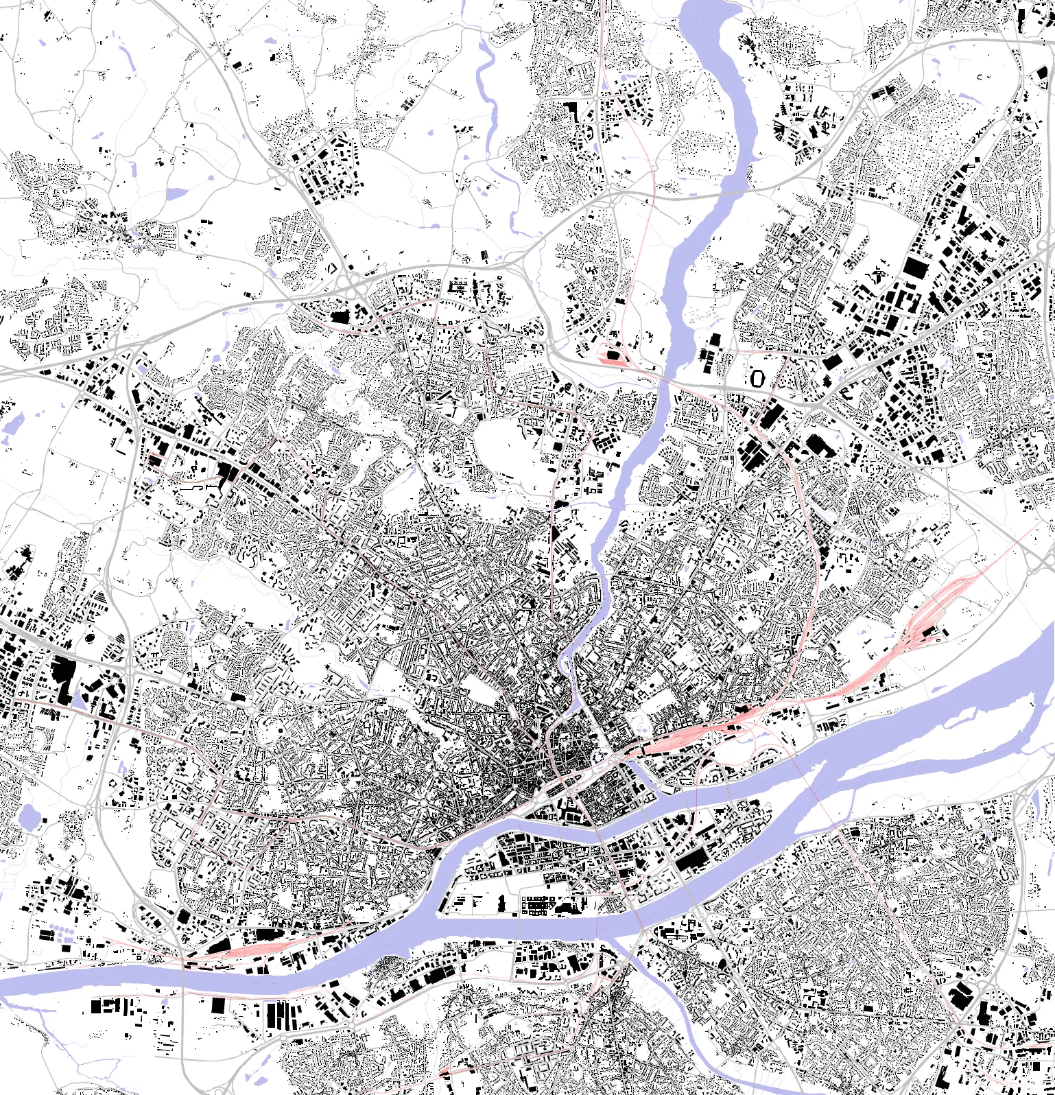 Nantes plan de masse