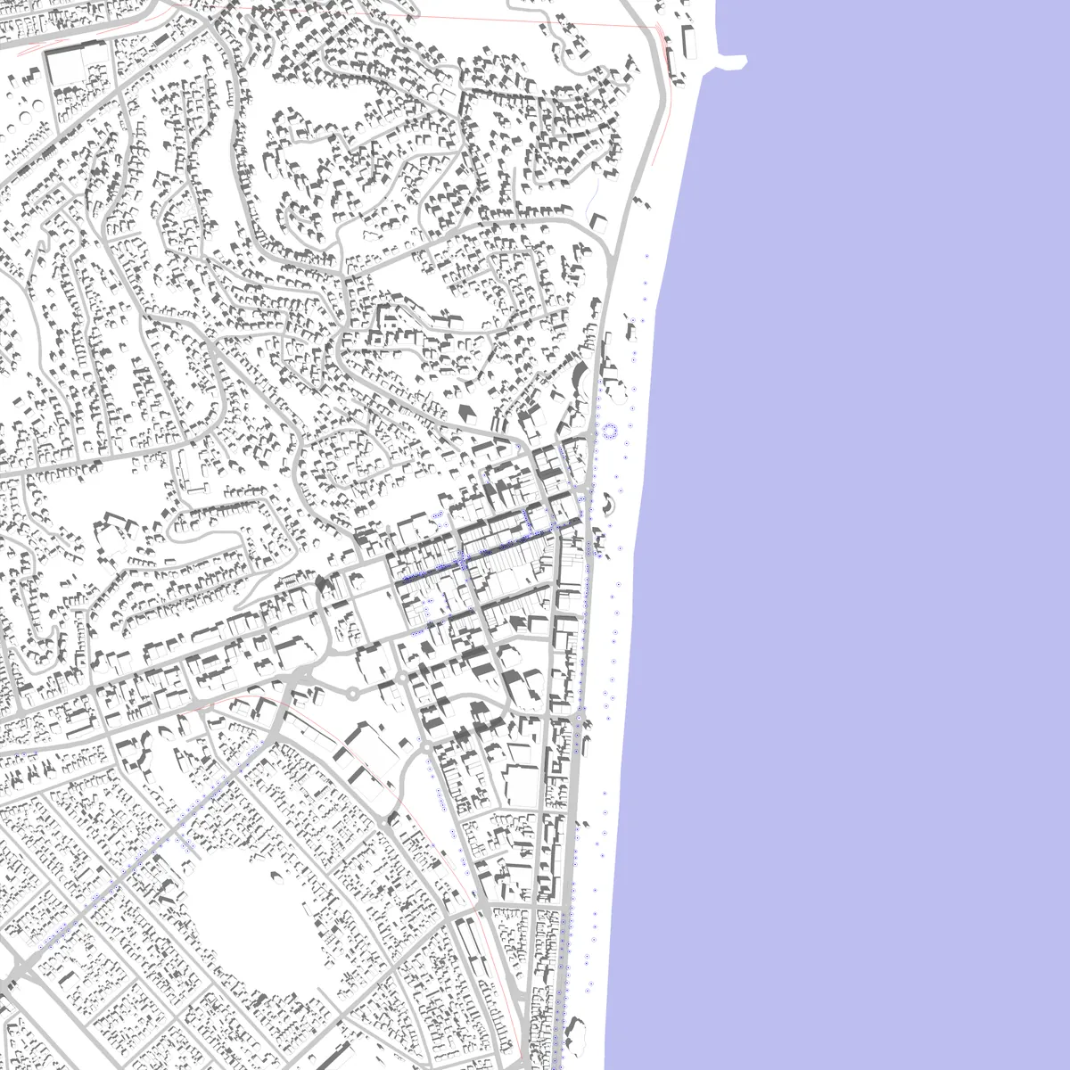 Napier Lageplan (2,5 km)