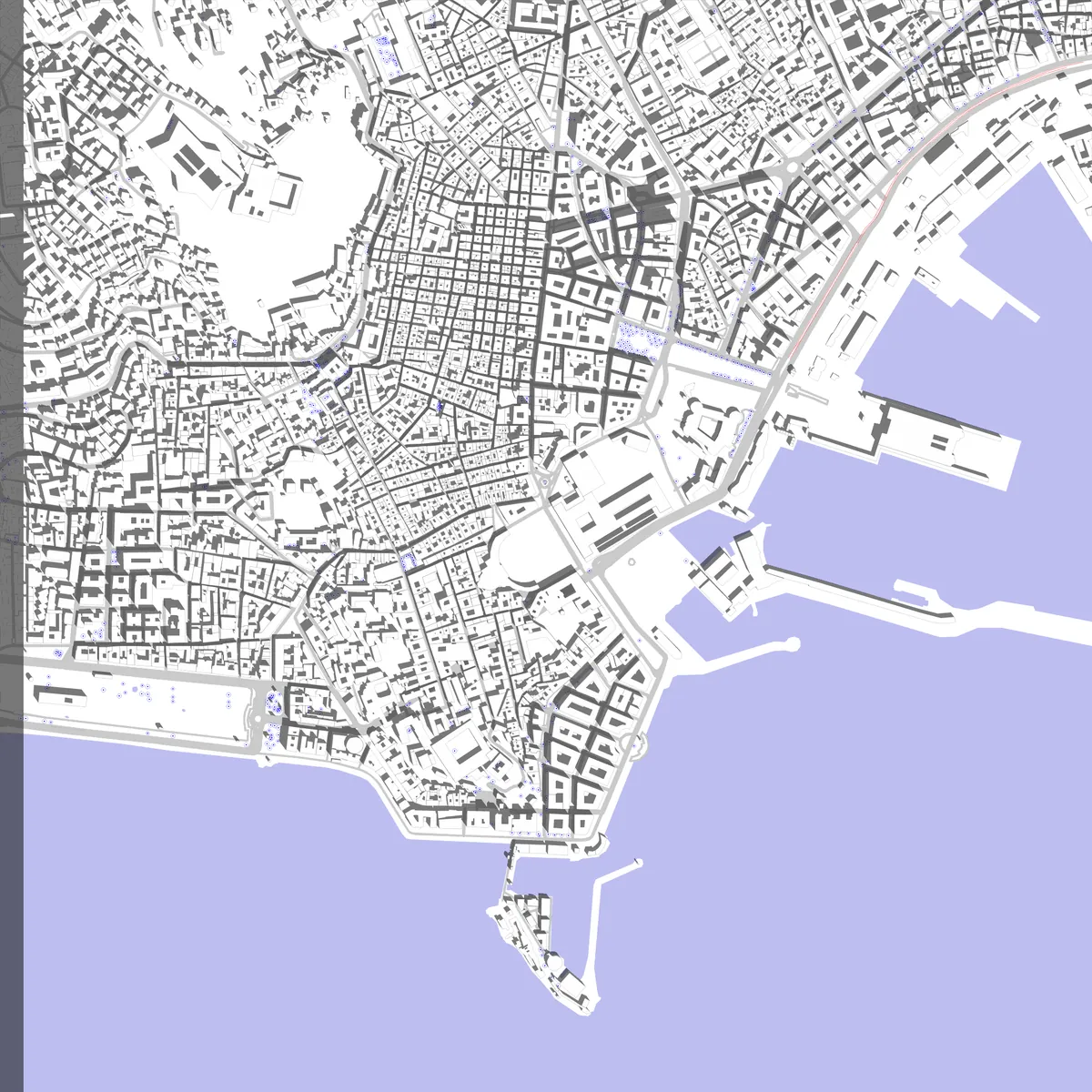 Naples site plan (2.5 km)