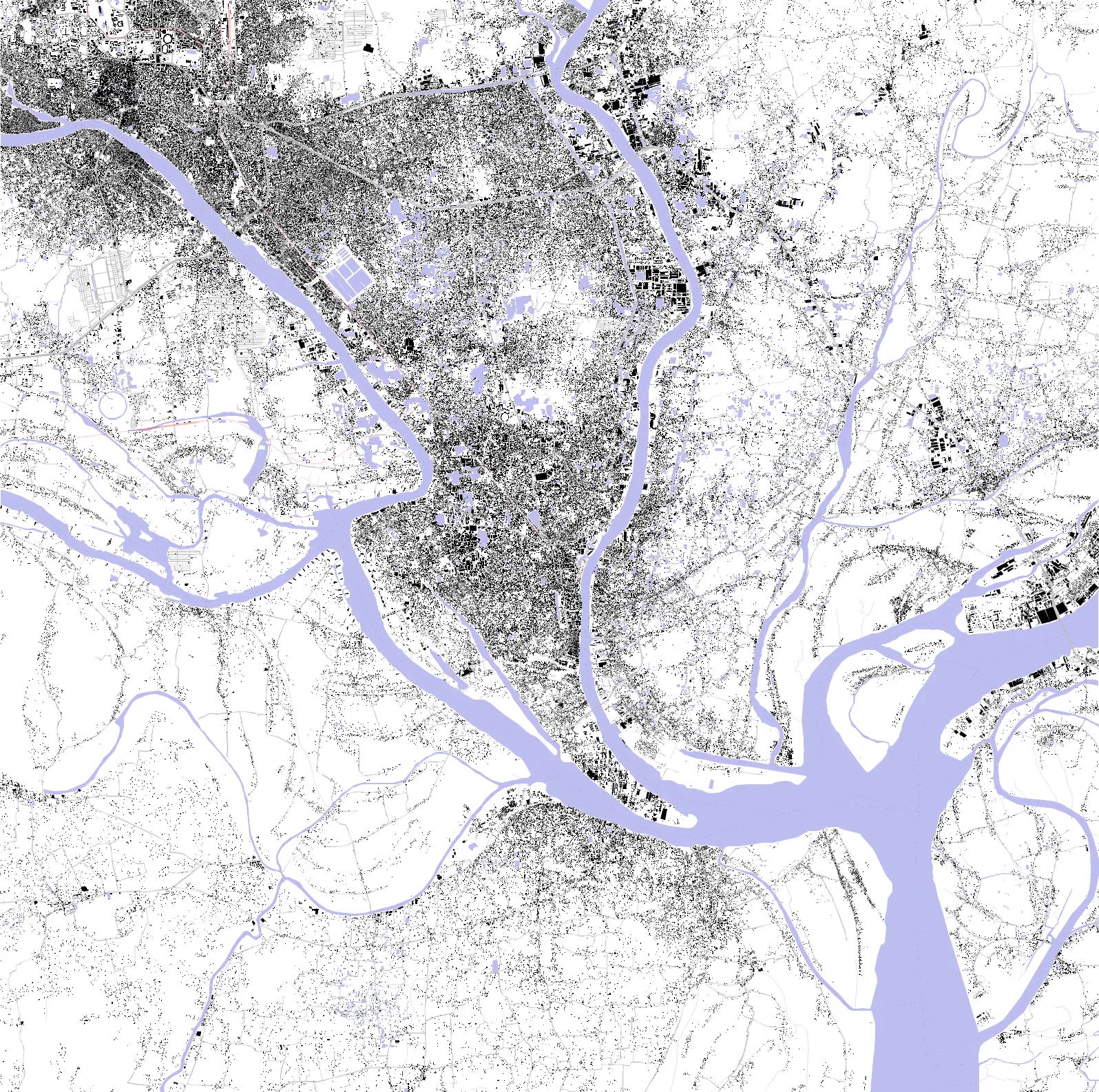 Narayanganj figure ground plan