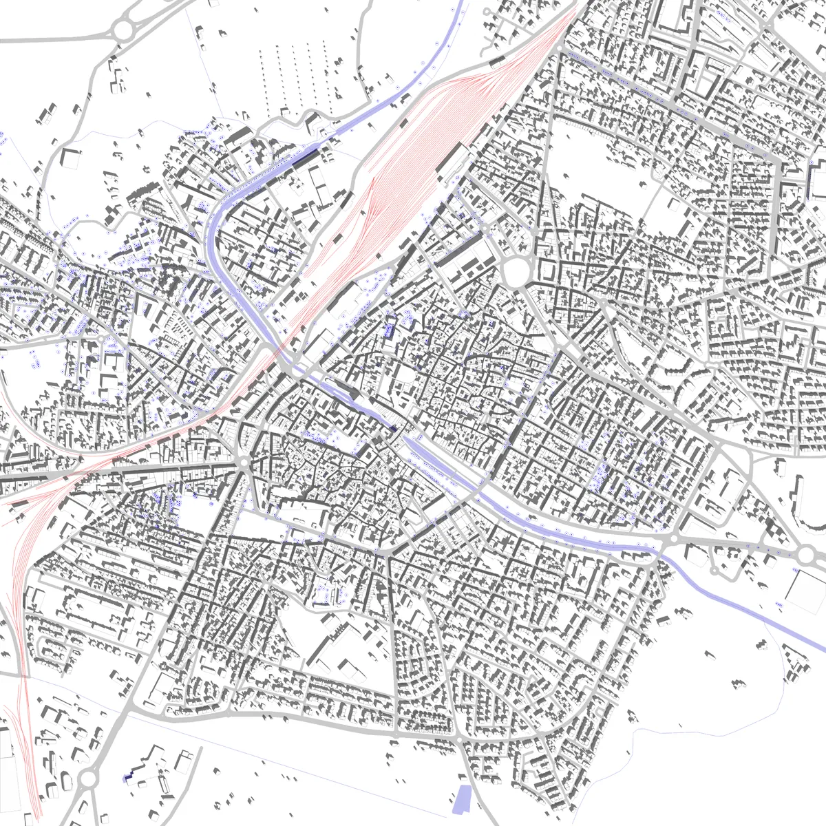 Narbonne site plan (2.5 km)