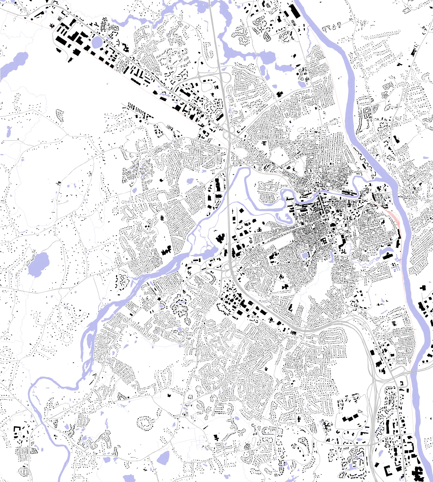 Nashua figure ground plan